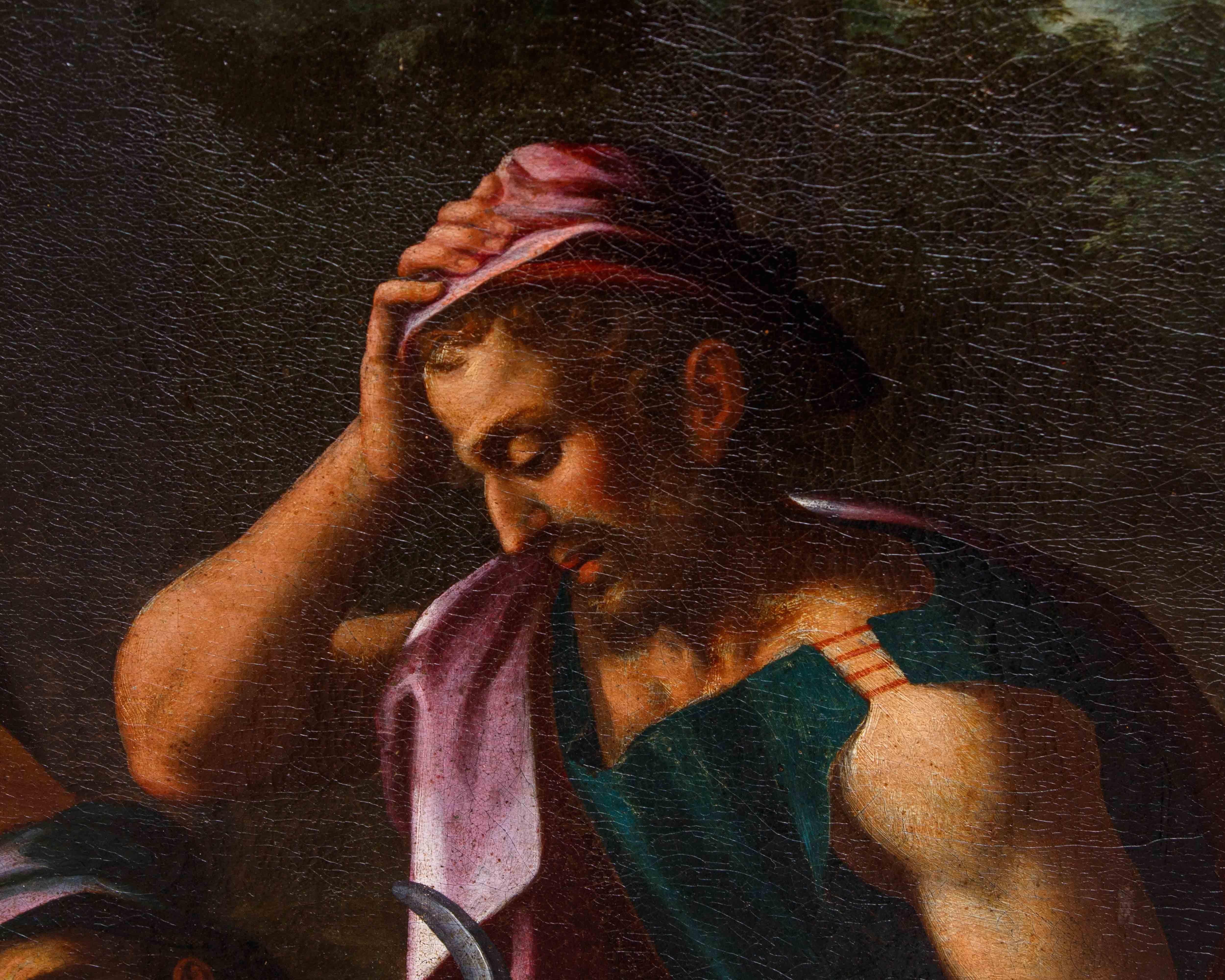 Artista nórdico activo en Italia, último cuarto del siglo XVI, Adoración en venta 2