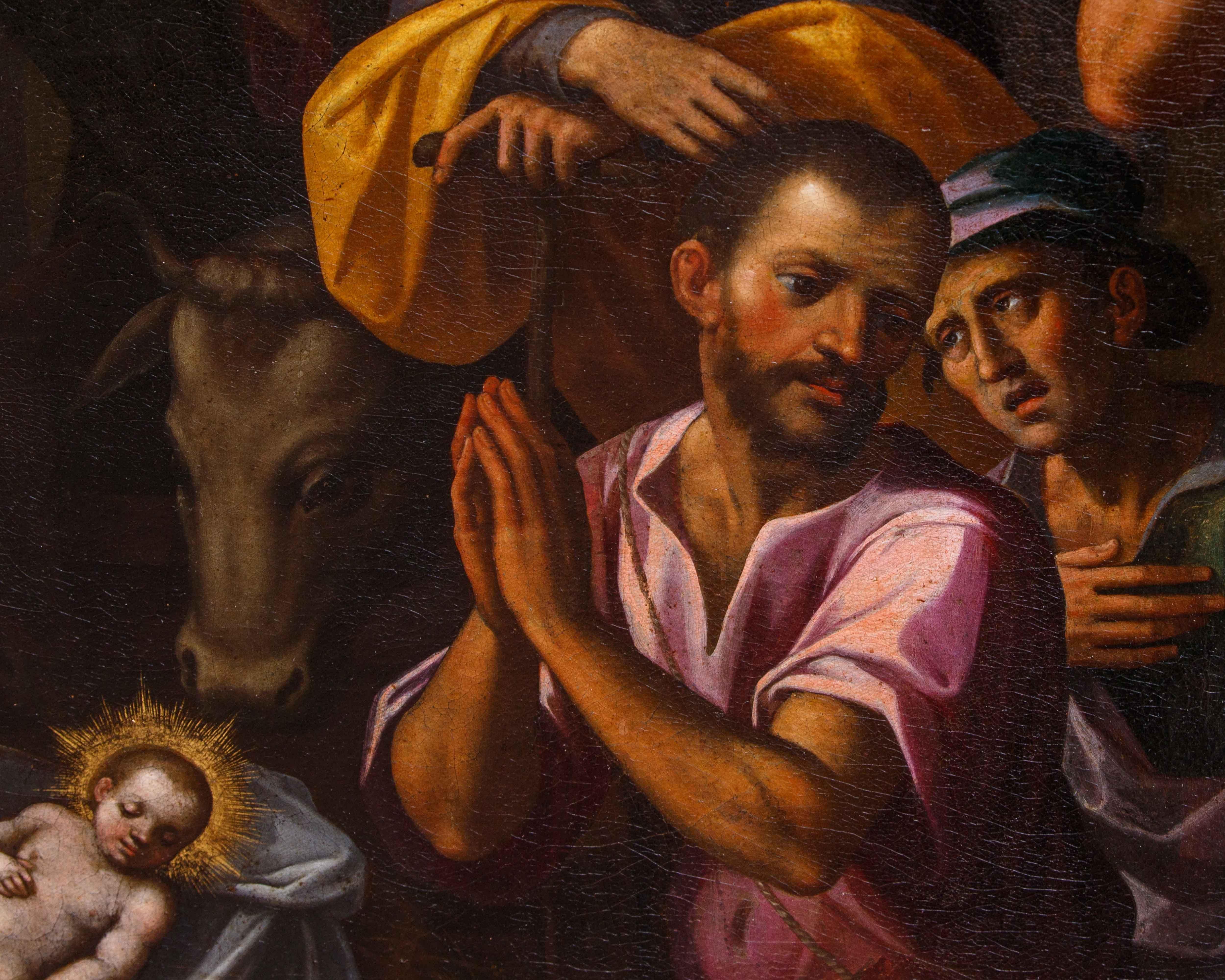 Artista nórdico activo en Italia, último cuarto del siglo XVI, Adoración en venta 3