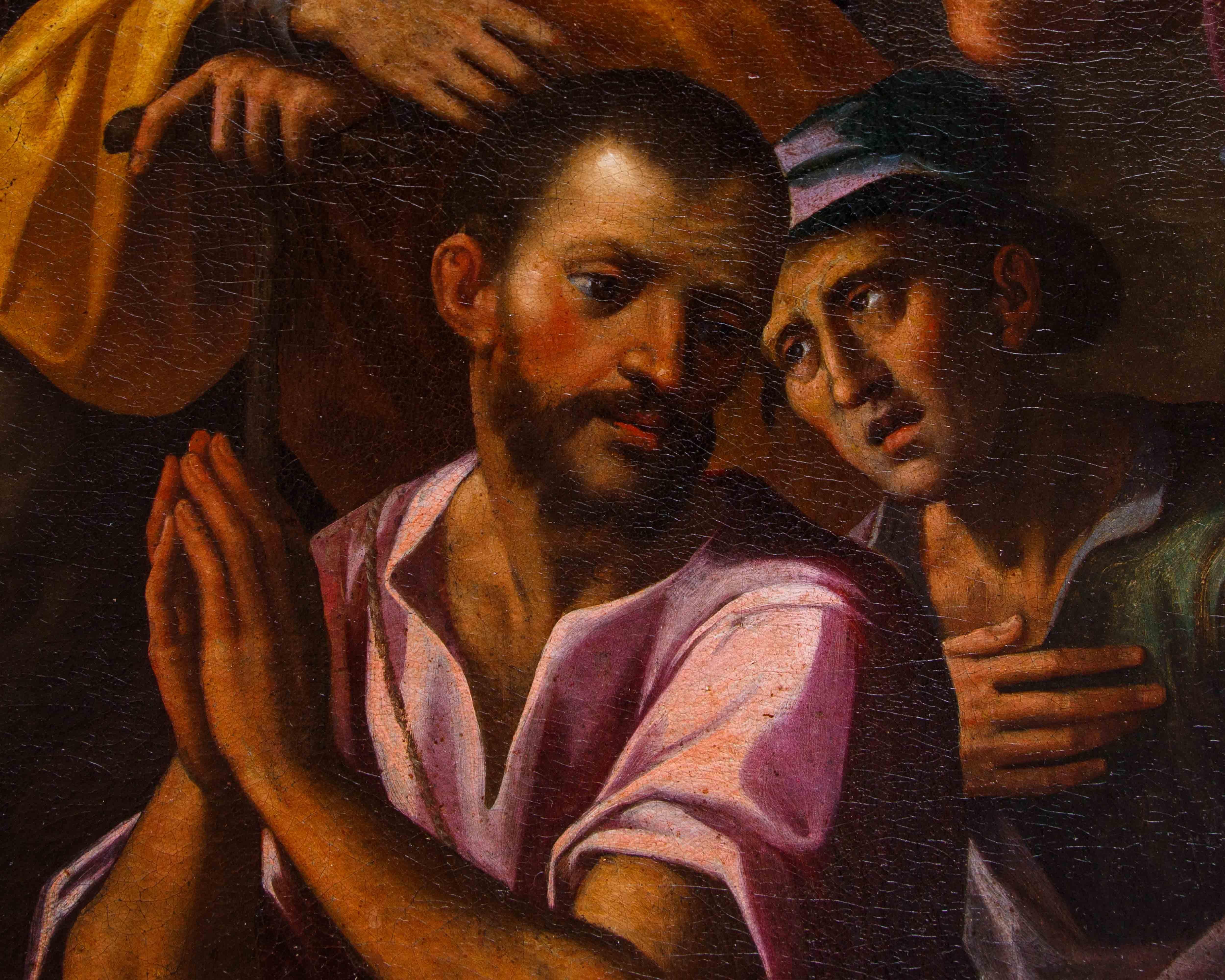 Artista nórdico activo en Italia, último cuarto del siglo XVI, Adoración en venta 7