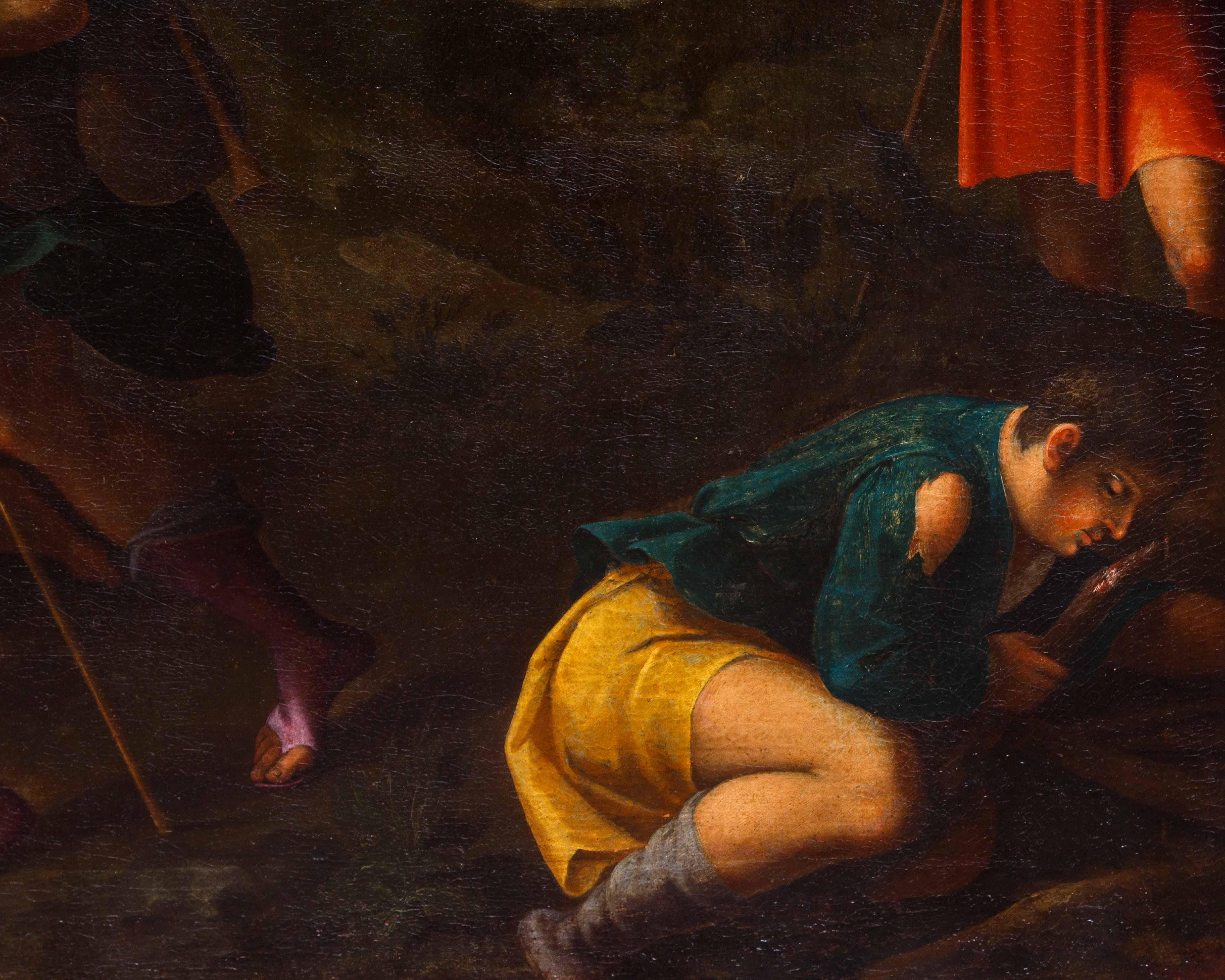Artista nórdico activo en Italia, último cuarto del siglo XVI, Adoración 18th Century and Earlier en venta
