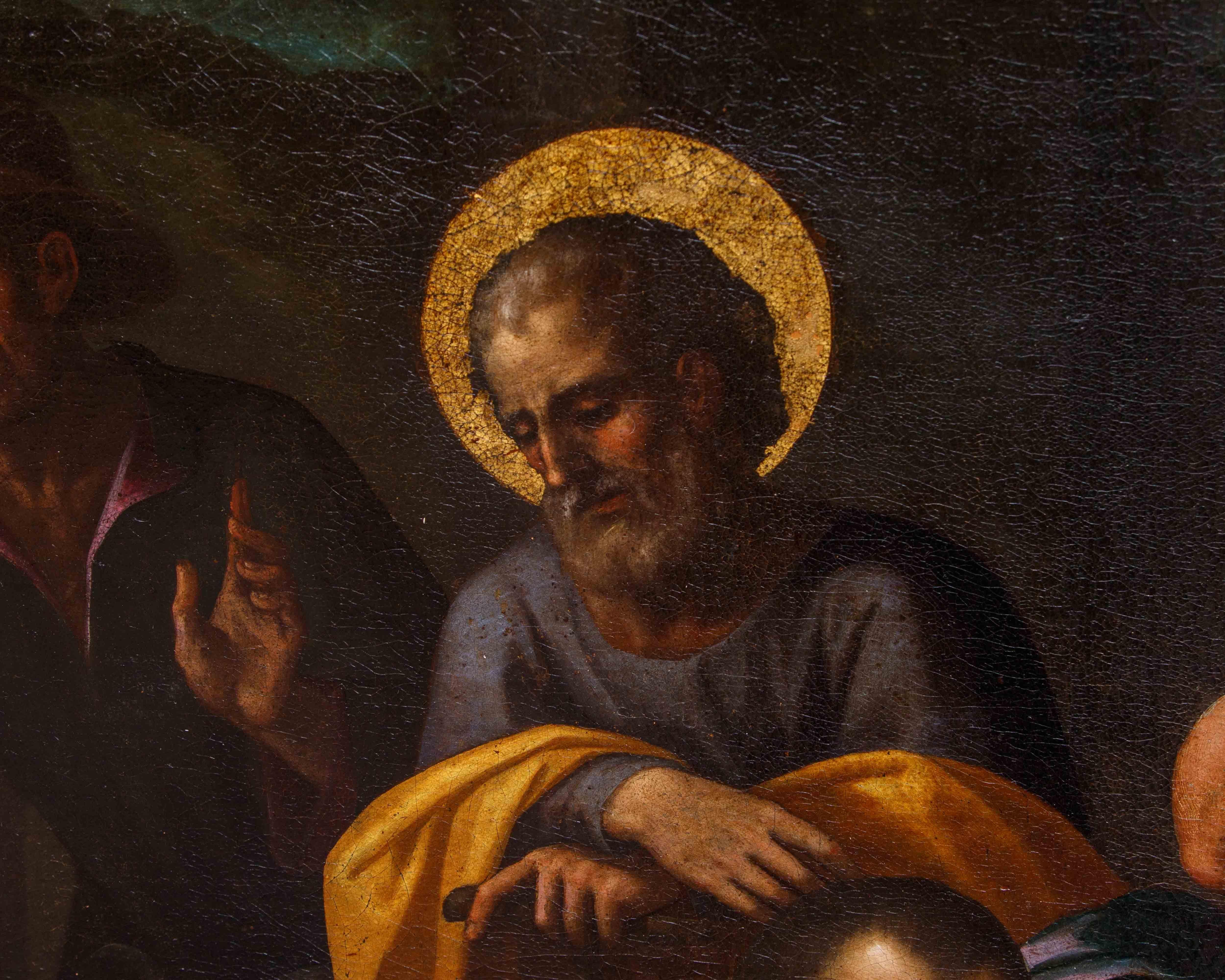 Artista nórdico activo en Italia, último cuarto del siglo XVI, Adoración en venta 1