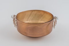 Aventurine Murano Art Glass Bowl by Barovier, Italy, 1980