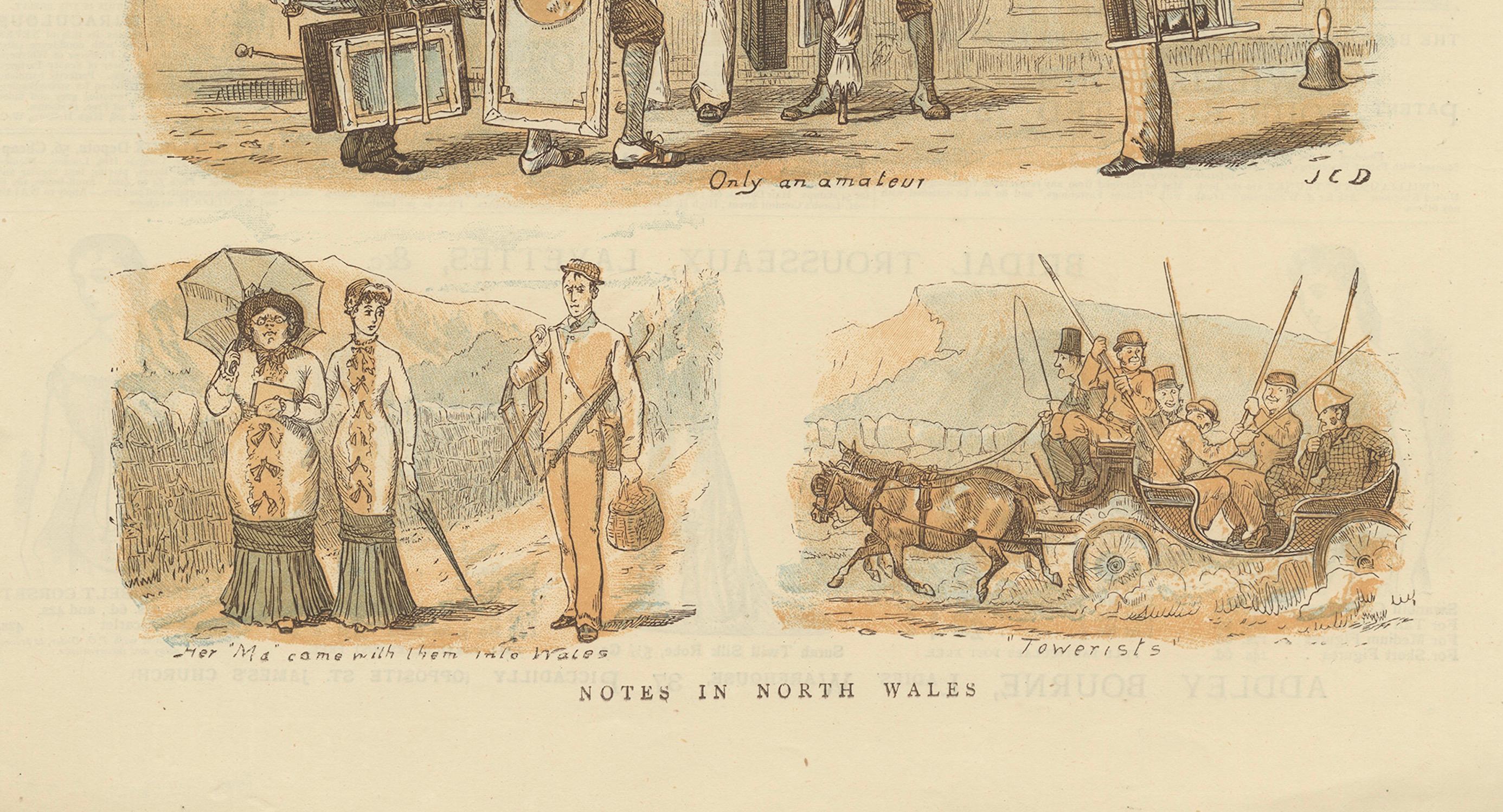 Künstlerische Abenteuer in Nordwales: Die grafische Sommernummer, 1881 (Papier) im Angebot