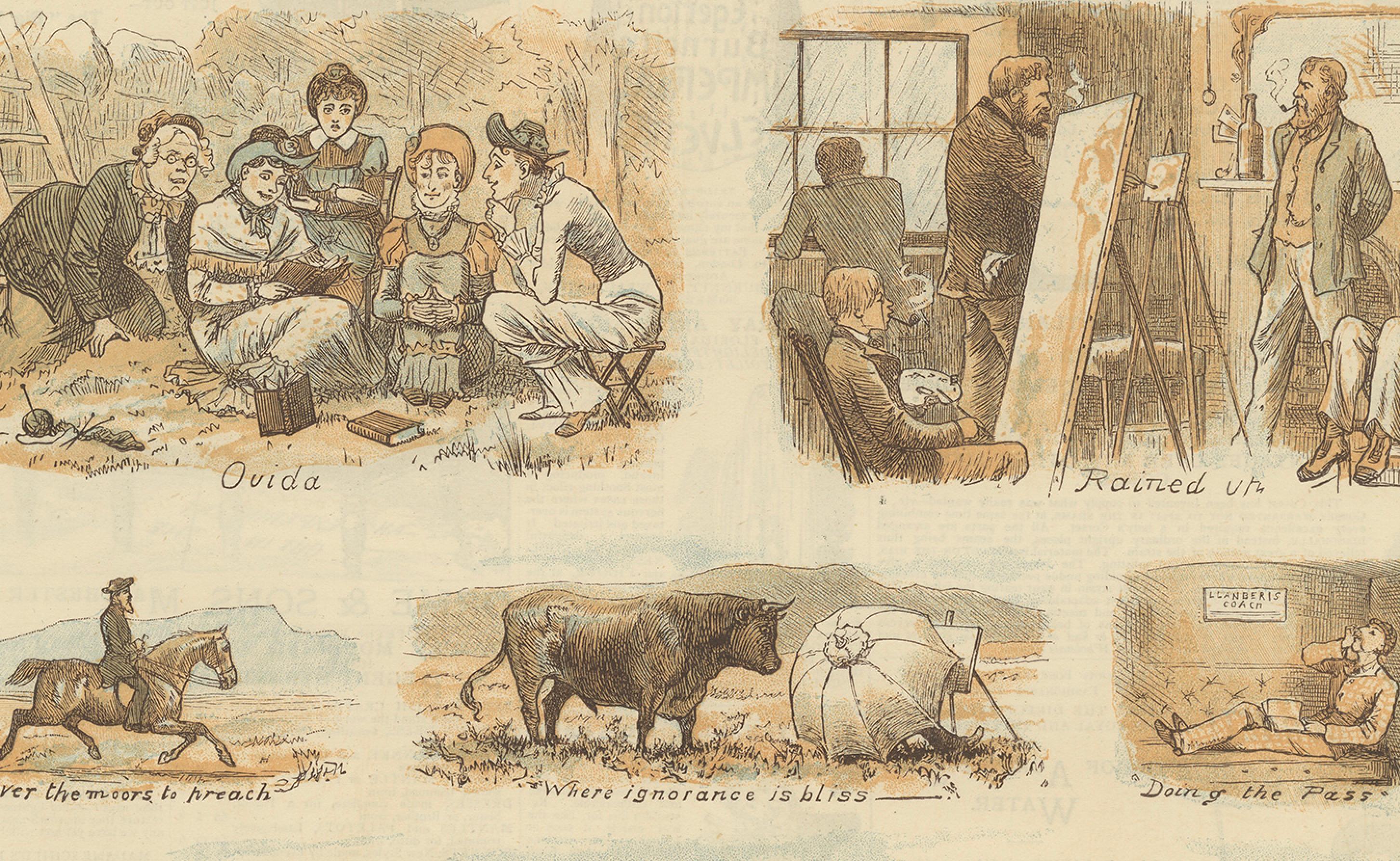 Künstlerische Abenteuer in Nordwales: Die grafische Sommernummer, 1881 im Angebot 1