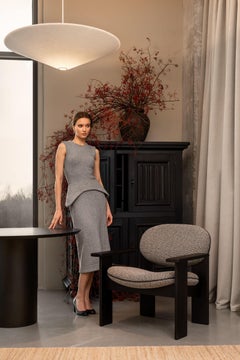 Accent Armchair Archipen, Artistic Jacquard Upholstery by Dedar, NOOM