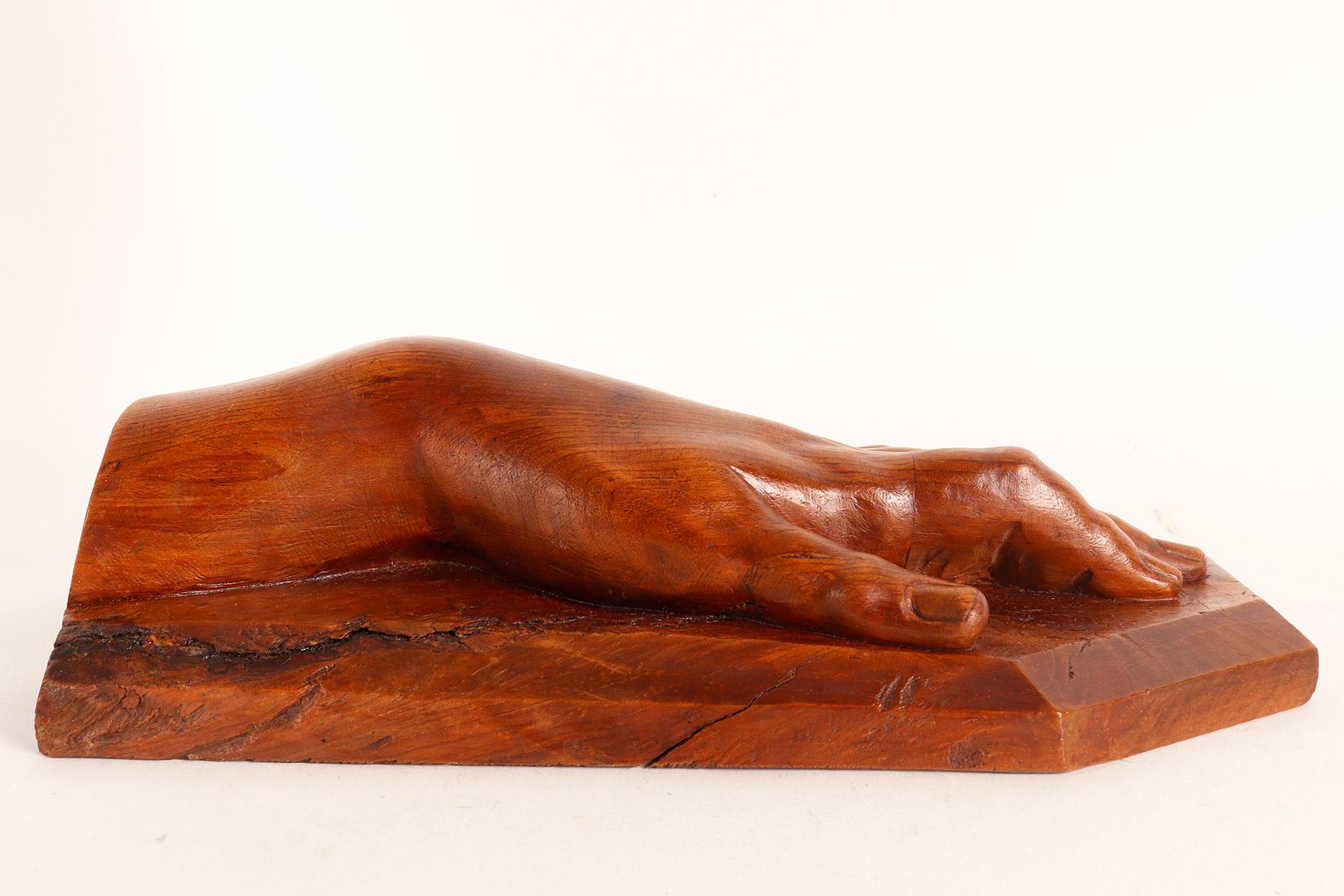 20th Century Artistic Atelier Sculpture Depicting a Hand, Germany 1907 For Sale