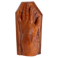 Artistic atelier sculpture depicting a hand, Germany 1907.
