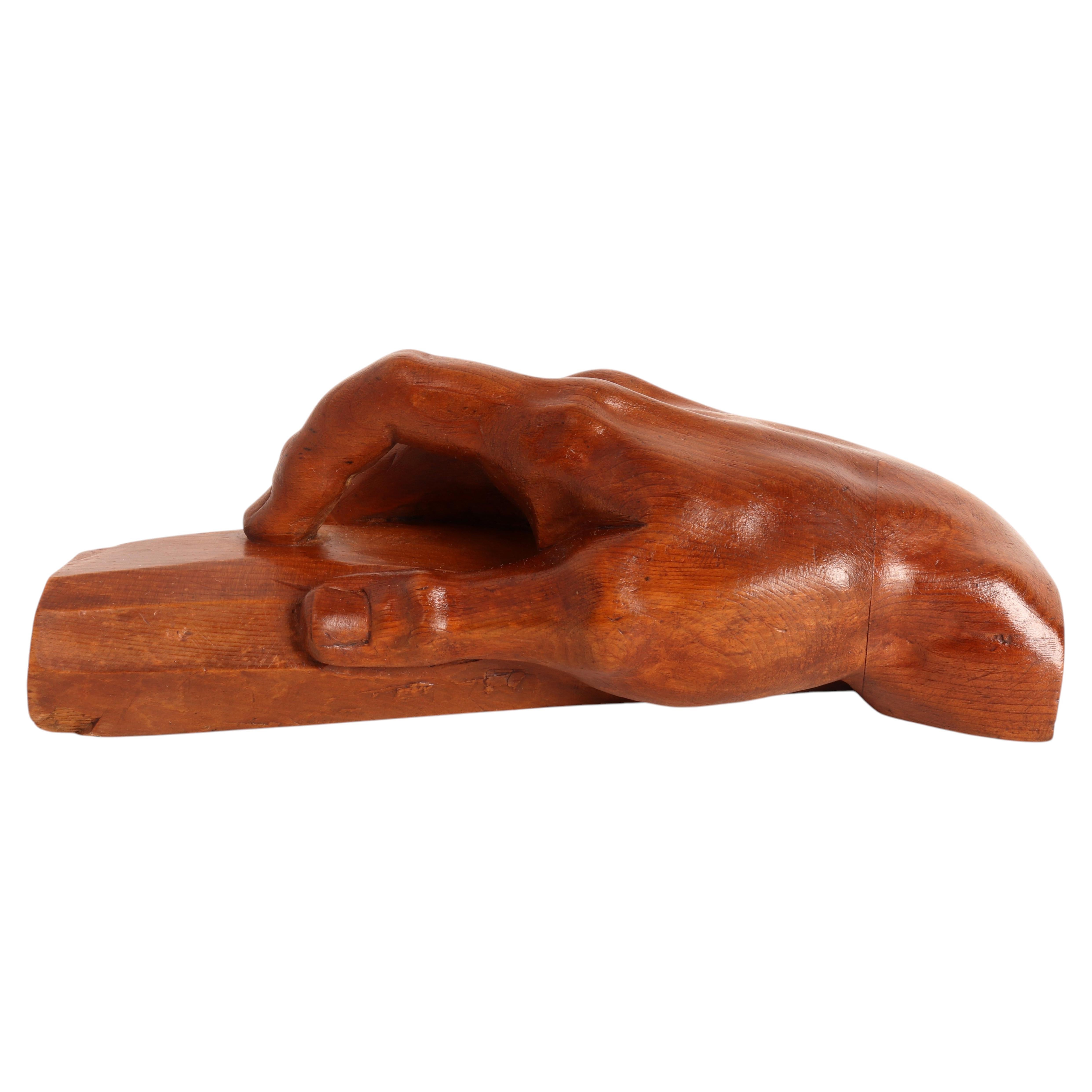 Artistic atelier sculpture depicting a hand, Germany 1907. For Sale