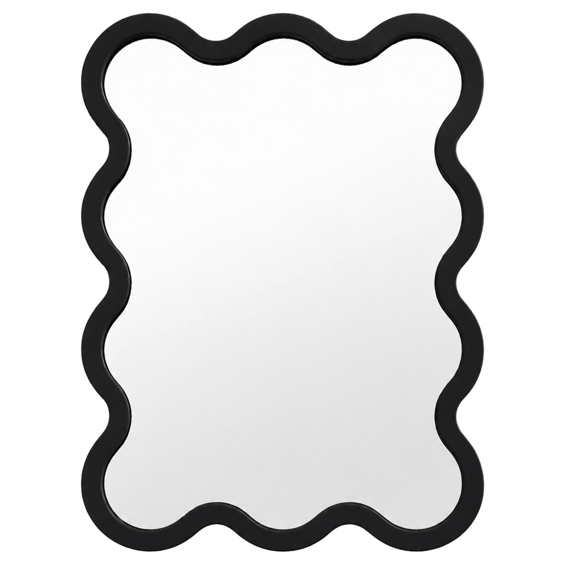 Espejo de pared de lujo con diseño ondulado, disponible en cualquier color - Hvyli 10 de oitoproducts