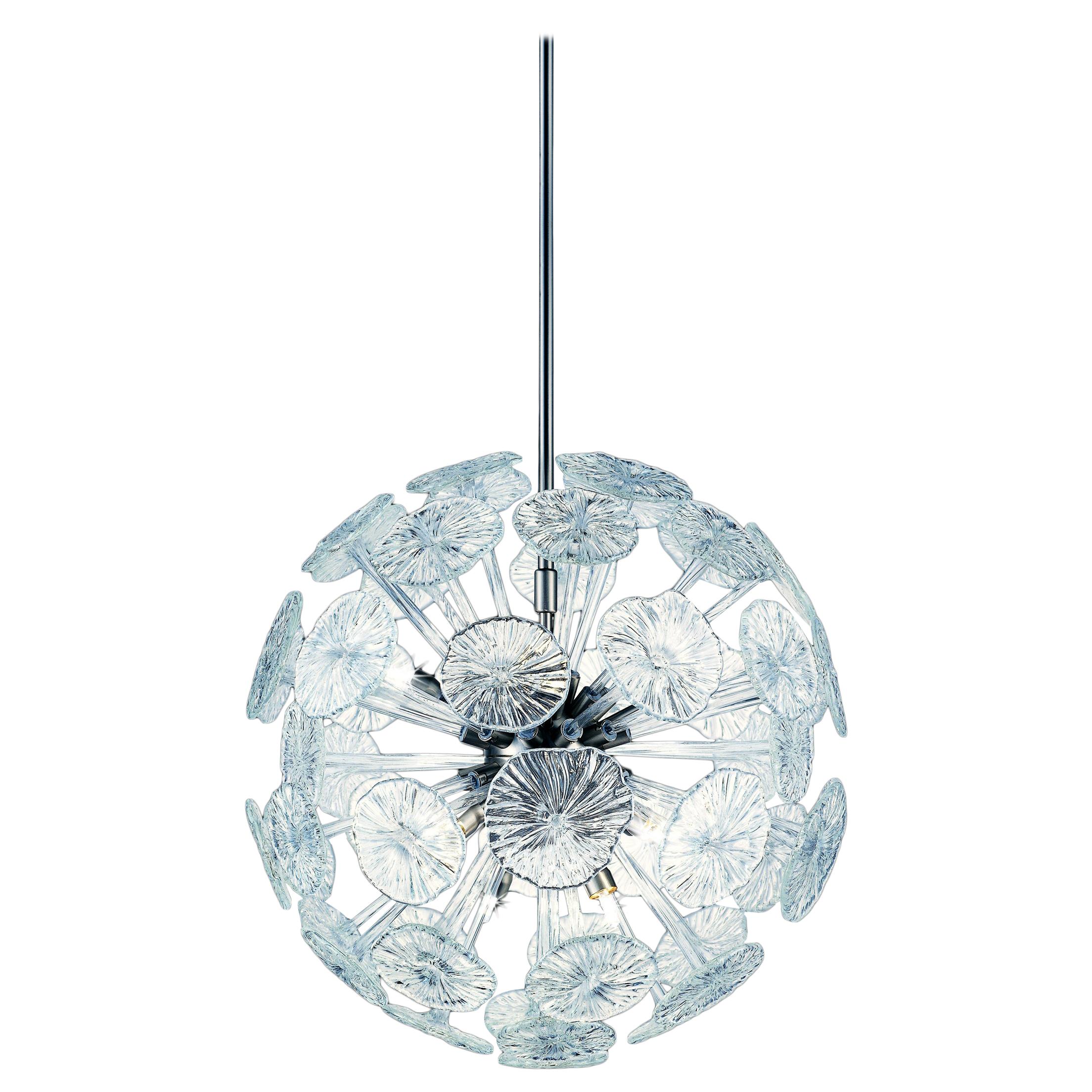 Artistic Blown Handmade Murano Glass Chandelier Planet by La Murrina For Sale