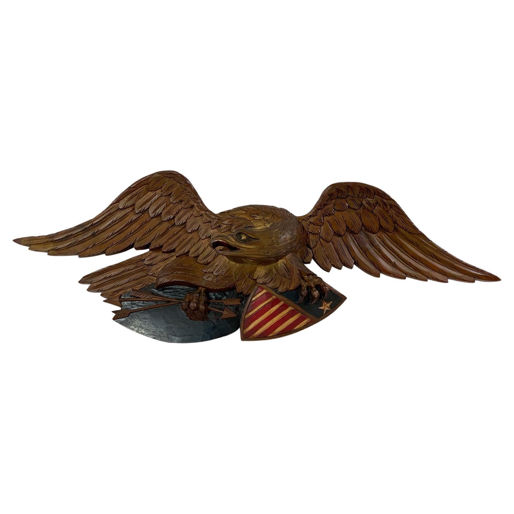 Artistic Carving Company Louisburg Eagle