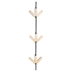 Artistic ceiling rope offcut coat and hat hanger and rack 
Anchor
 (3x*natural)