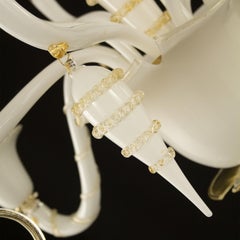 Artistic rich Chandelier 10 Arms Handmade Murano Glass  by Multiforme in stock