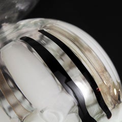 Artistic Chandelier 18 Arms with Details, Hand Blown Murano Glass by Multiforme