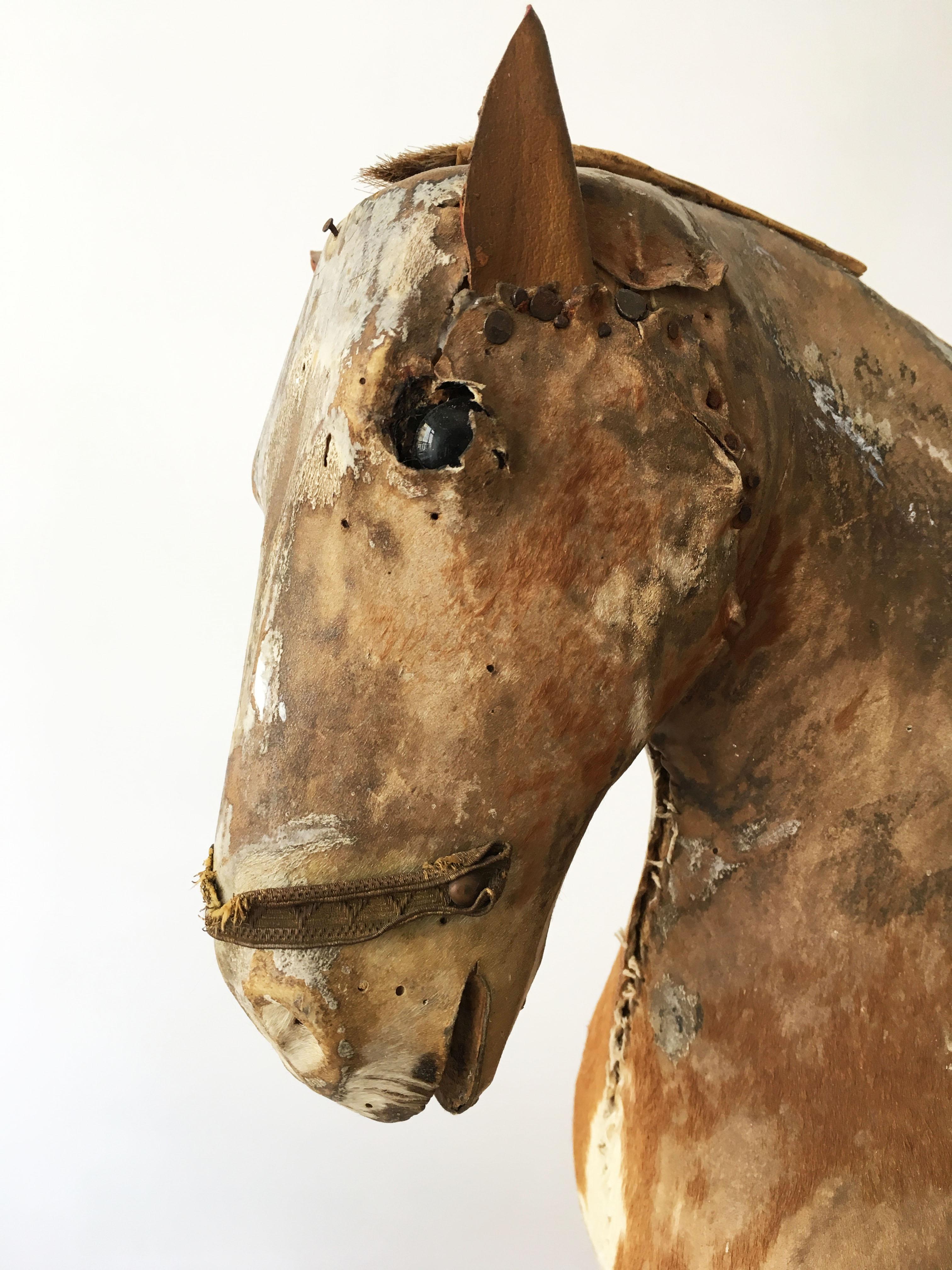 French Artistic Decorative Horse Model Object, France 1920s For Sale