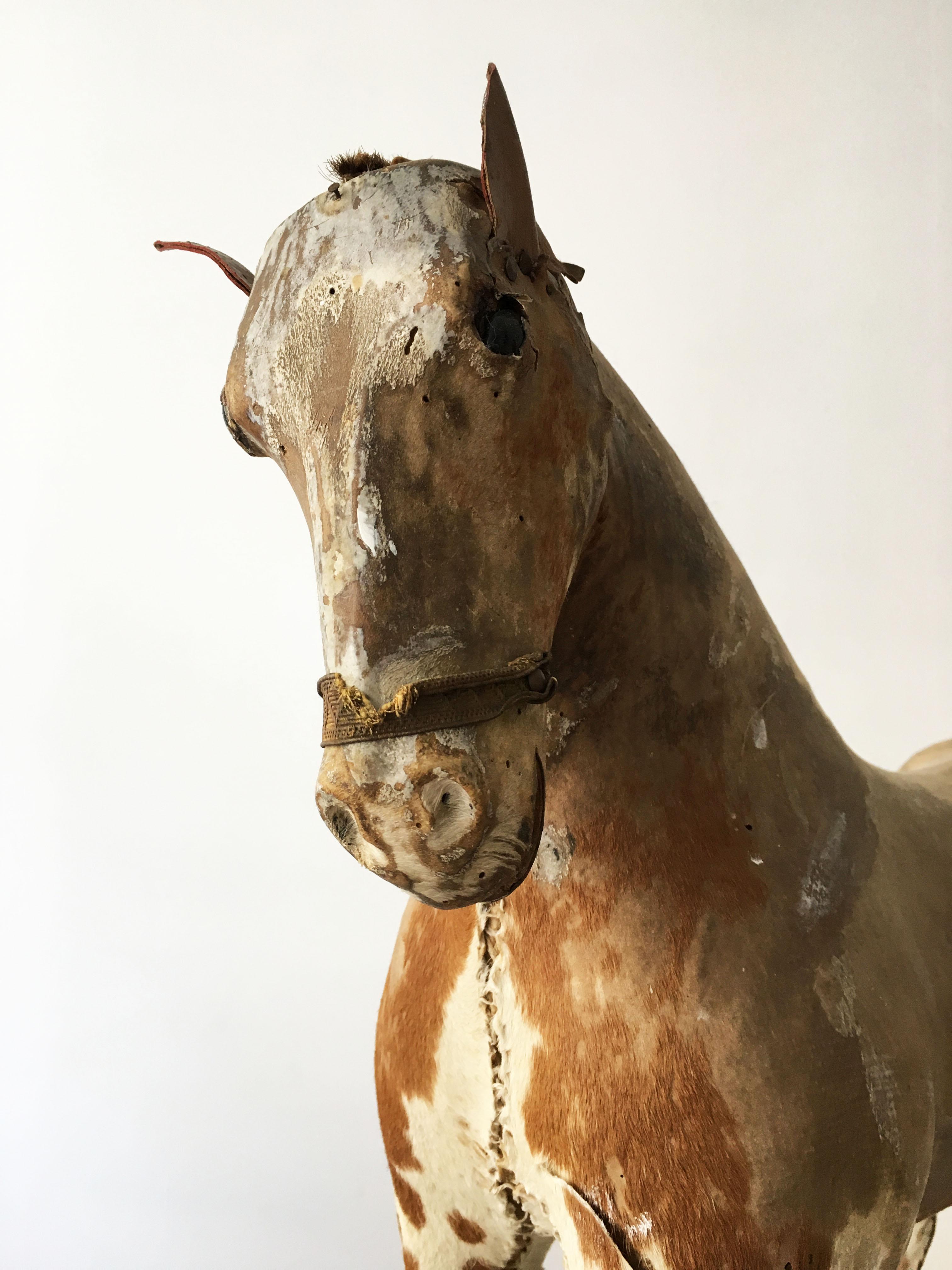 Artistic Decorative Horse Model Object, France 1920s In Good Condition For Sale In Vienna, Vienna