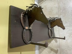 Artistic Equestrian Horseshoe Shelf or Wall Bracket