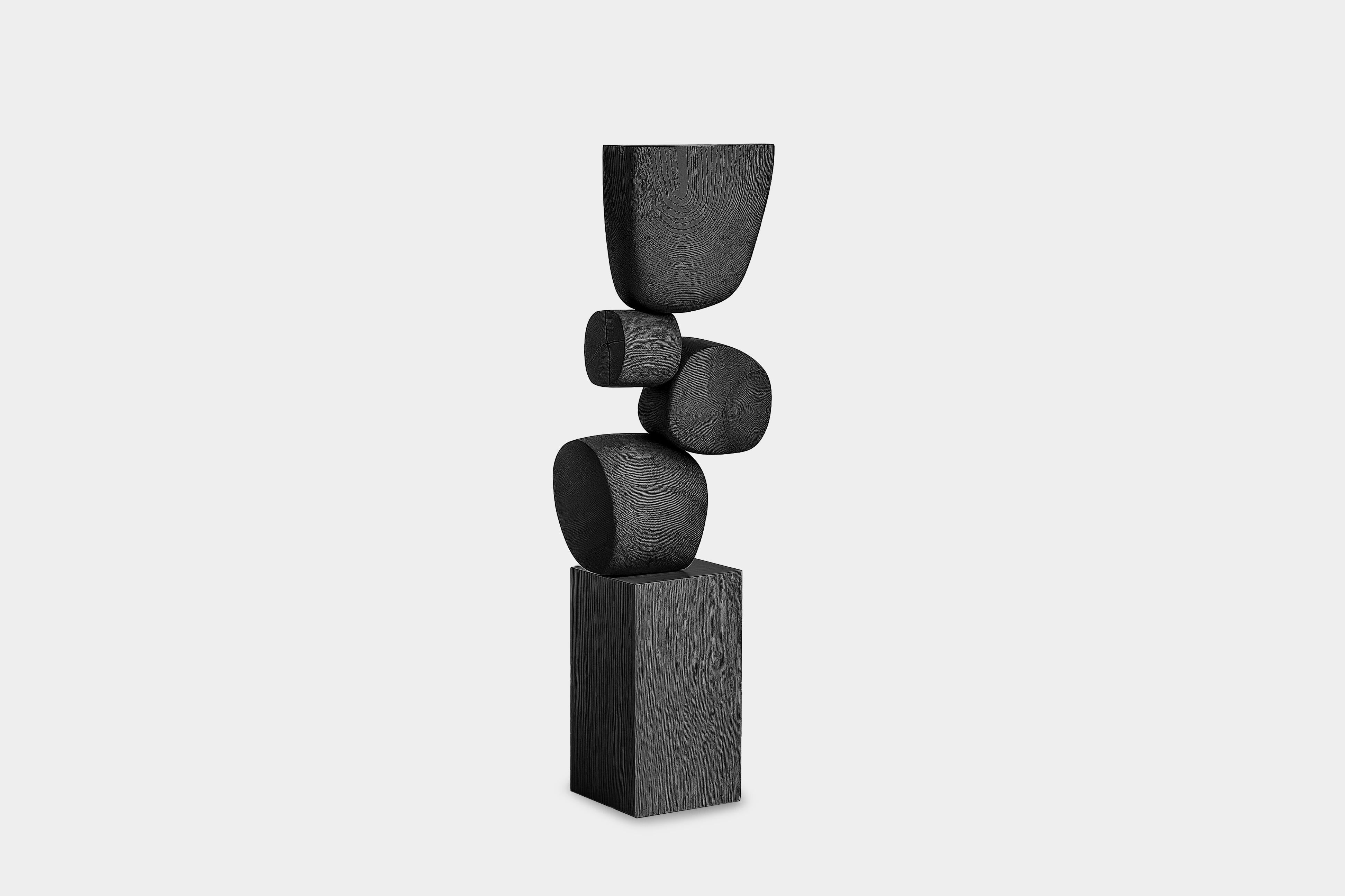 Mid-Century moderno Artistics Lull No33 - Scultura in legno di NONO per A Space Contemporary in vendita