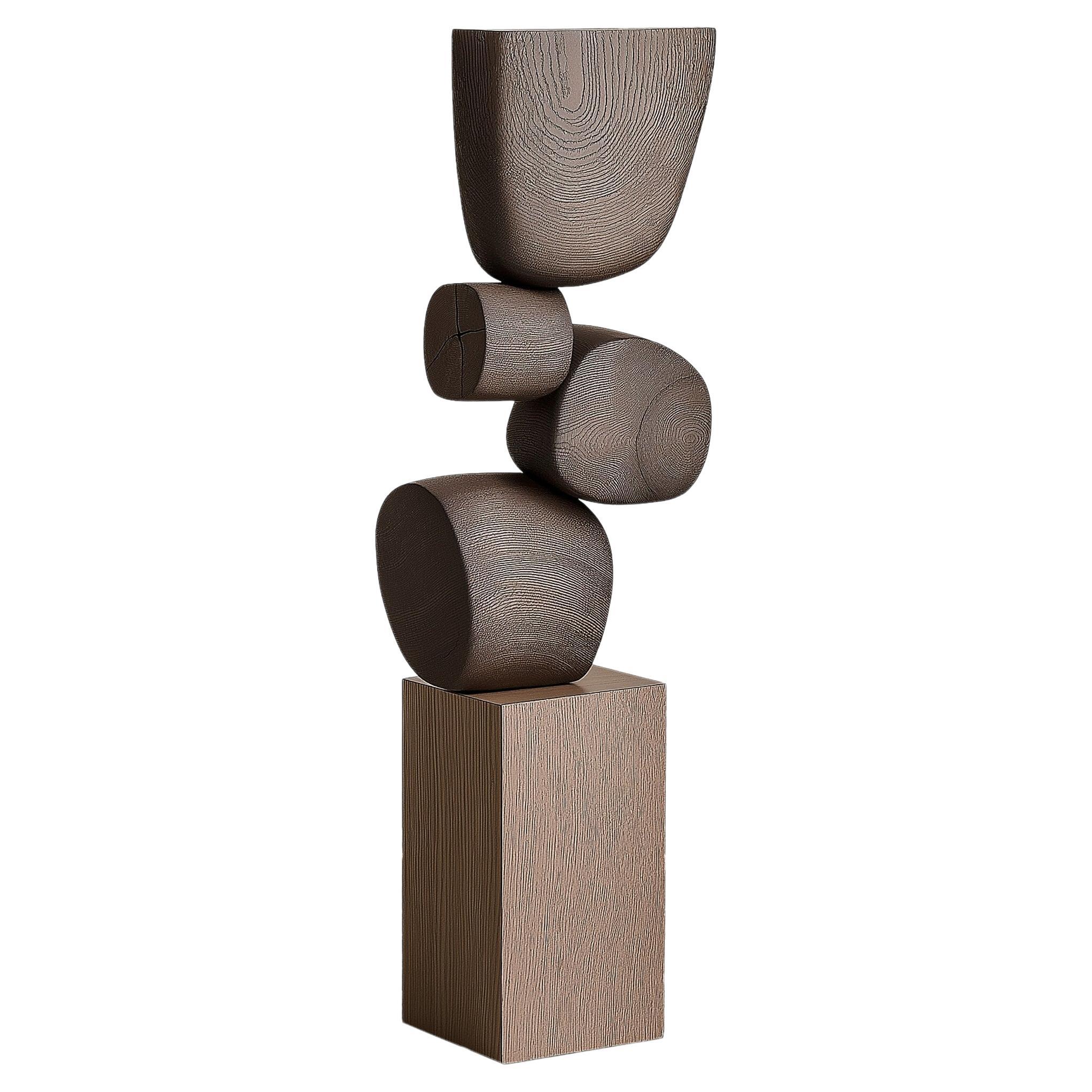 Artículo artístico Lull No33 - Escultura de madera de NONO para espacios contemporáneos