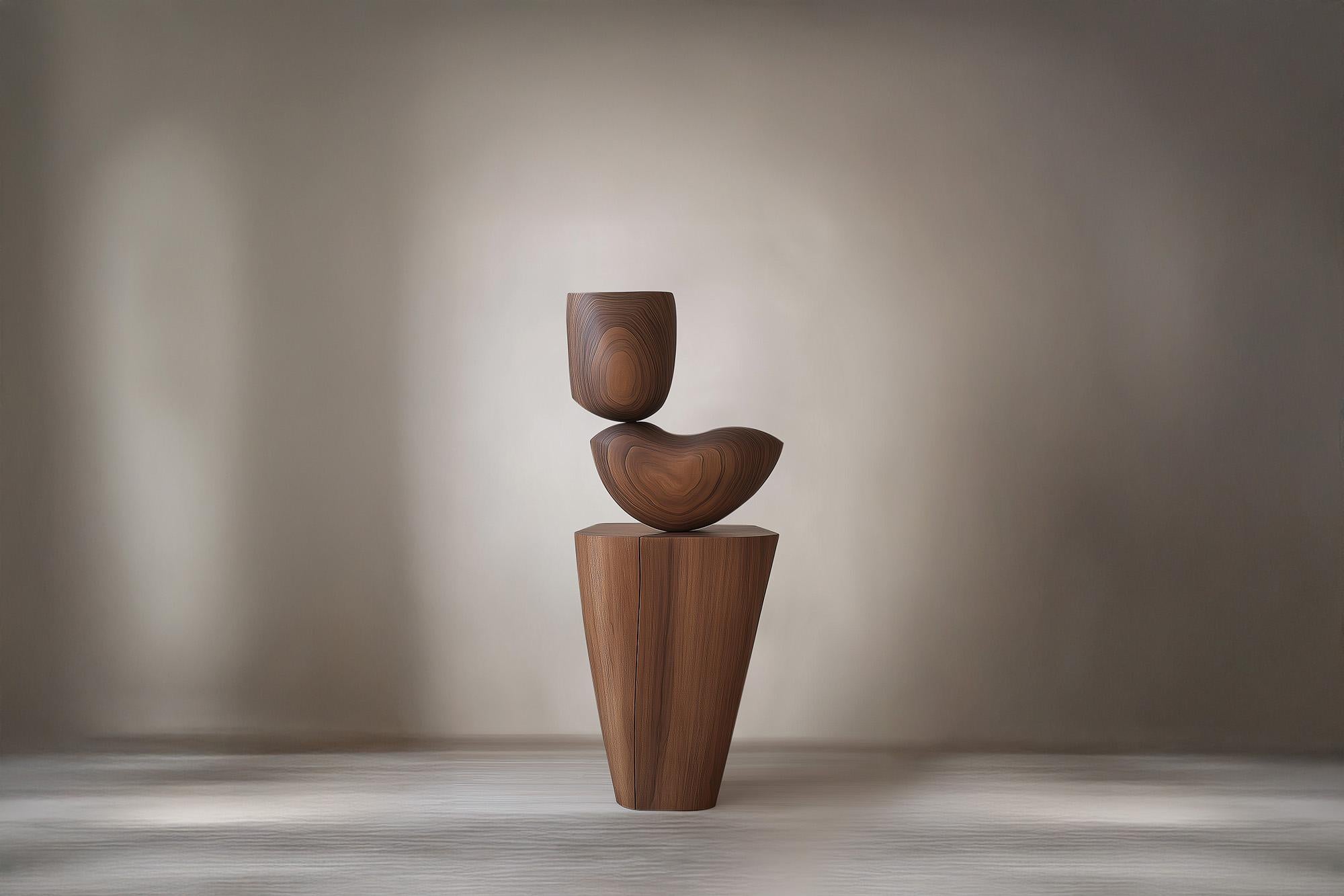 Mid-Century Modern Artistics Feature Lull No83 - Wooden Sculpture by NONO for Contemporary Interiors (en anglais) en vente