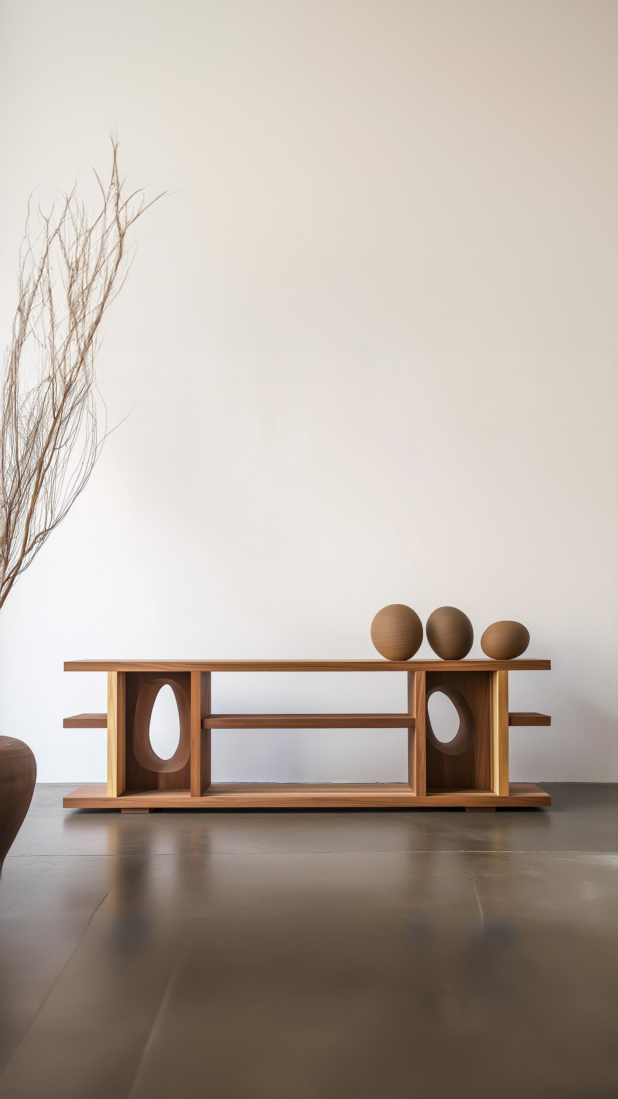Mid-Century Modern Artistic Furniture Console 7, Simple Beauty, Sereno Collection by NONO For Sale
