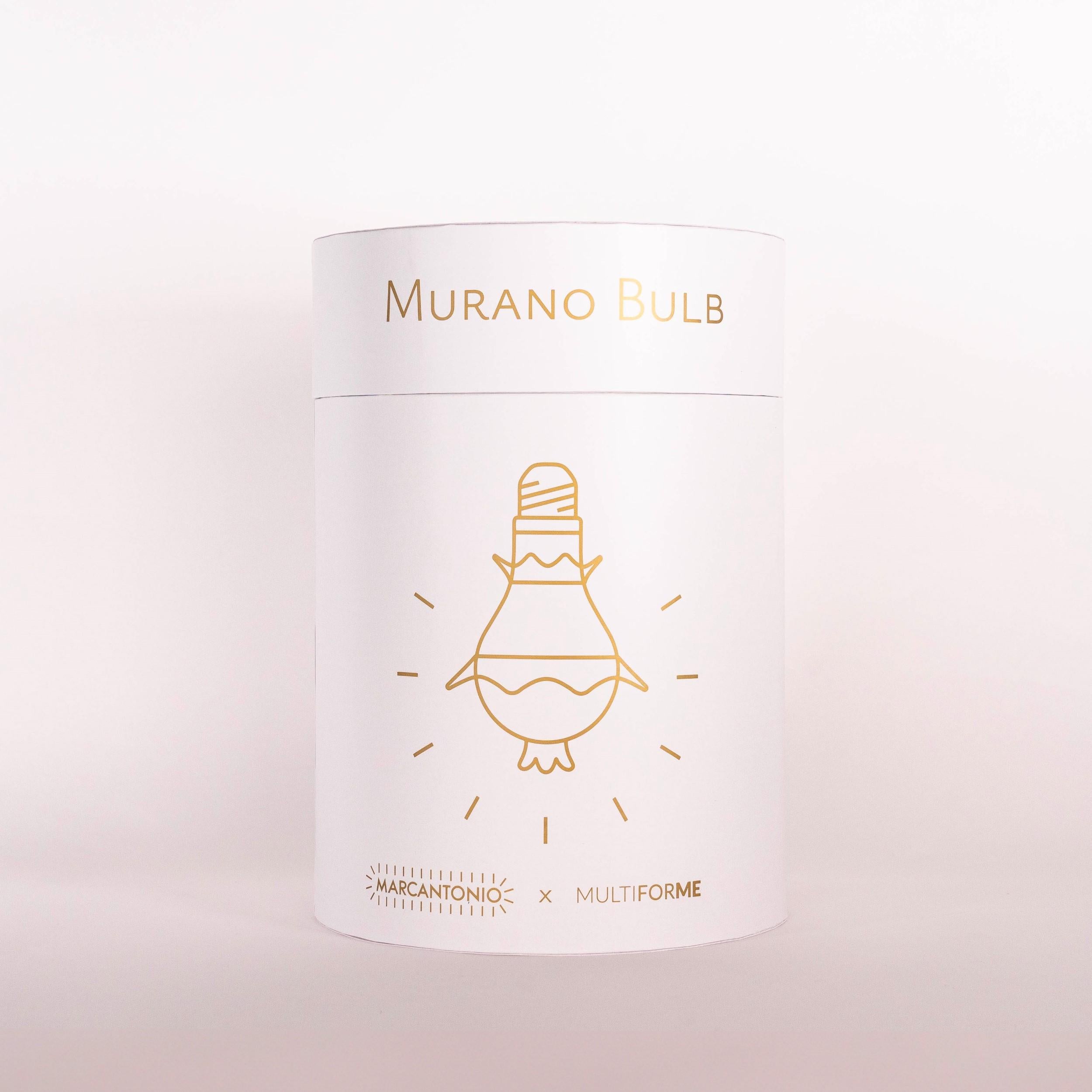 Artistic glass lightbulb chandelier Murano Bulb Marcantonio X Multiforme #01 For Sale 2
