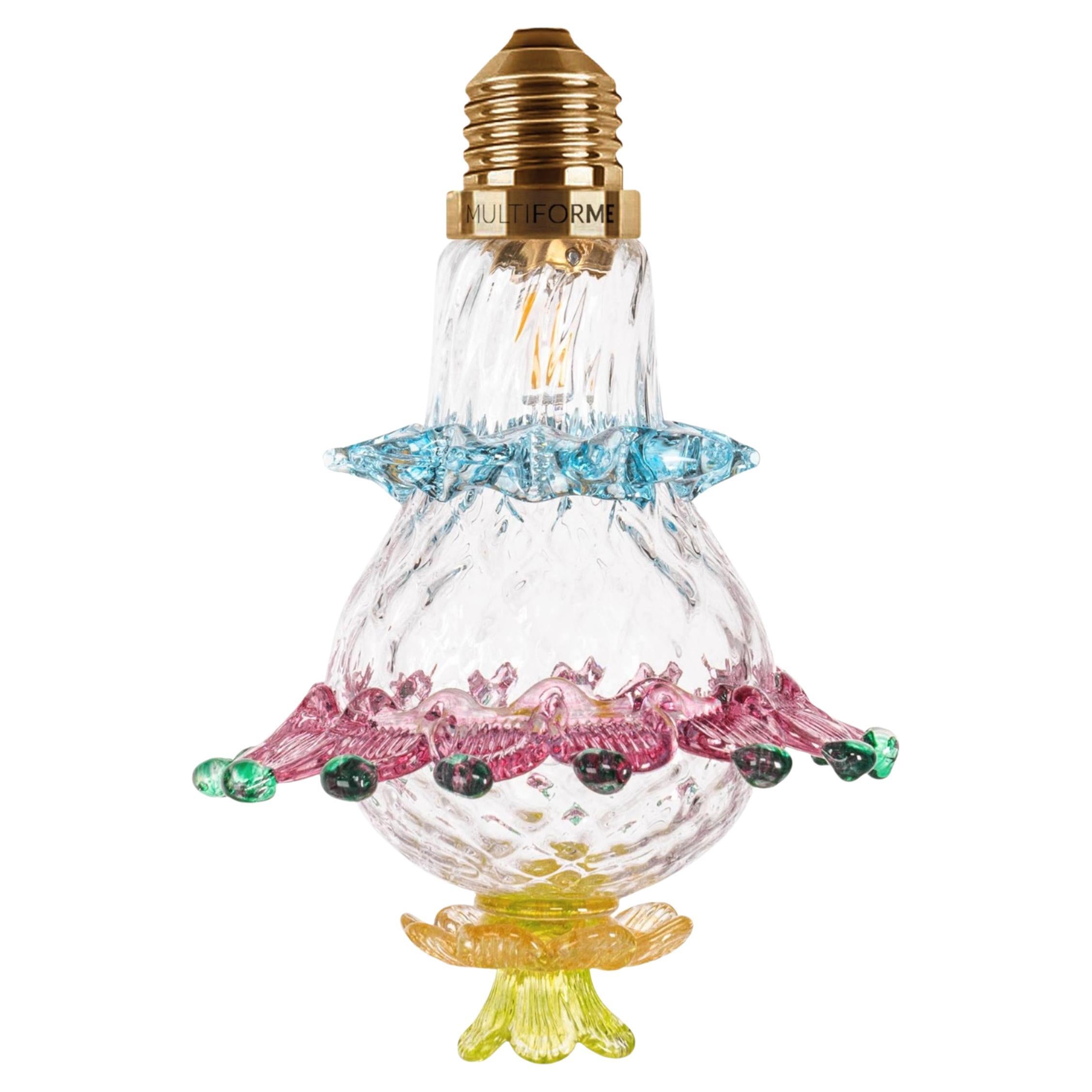 Lustre en verre artistique Murano Ampoule Marcantonio X Multiforme n° 01