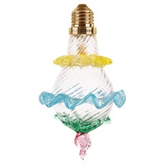 Lampadario artistico in vetro Murano Lampadina Marcantonio X Multiforme #03