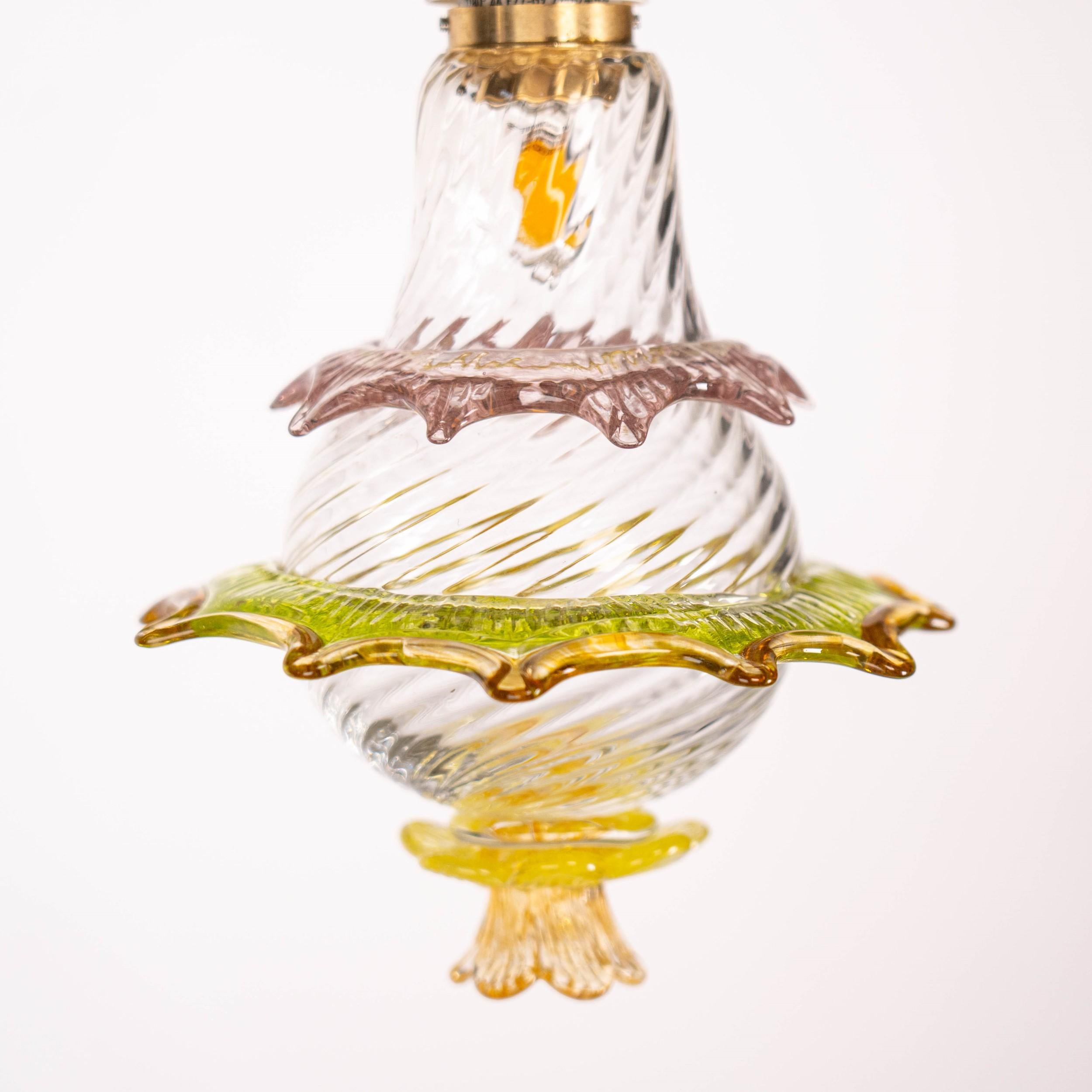 Modern Artistic glass lightbulb chandelier Murano Bulb Marcantonio X Multiforme #04 For Sale