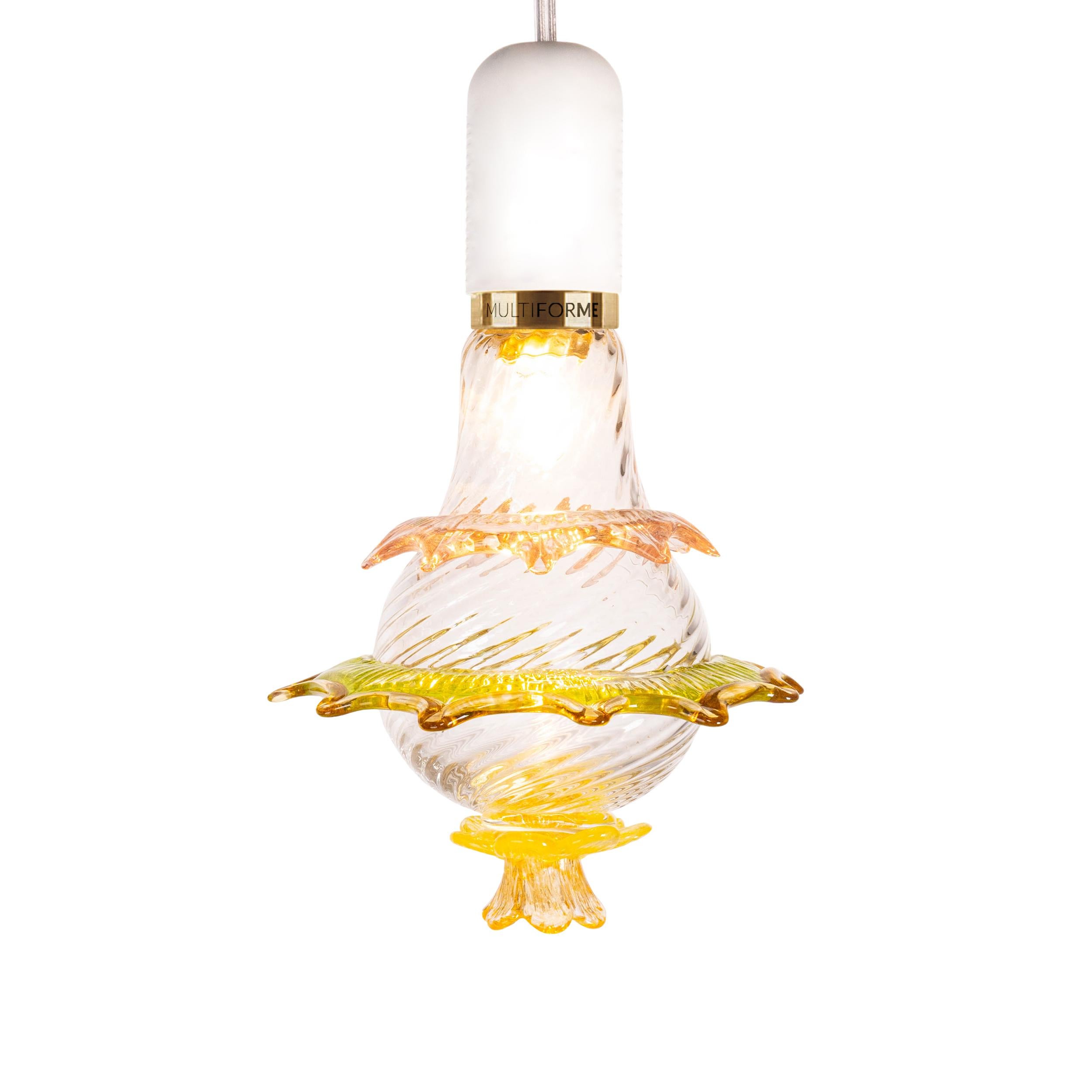 Artistic glass lightbulb chandelier Murano Bulb Marcantonio X Multiforme #04 In New Condition For Sale In Trebaseleghe, IT