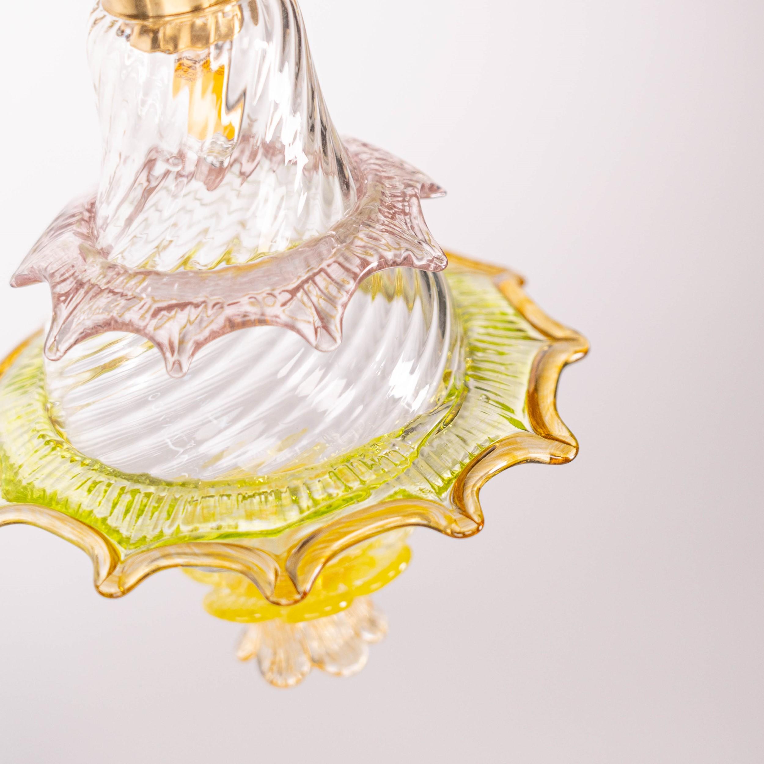 Art Glass Artistic glass lightbulb chandelier Murano Bulb Marcantonio X Multiforme #04 For Sale