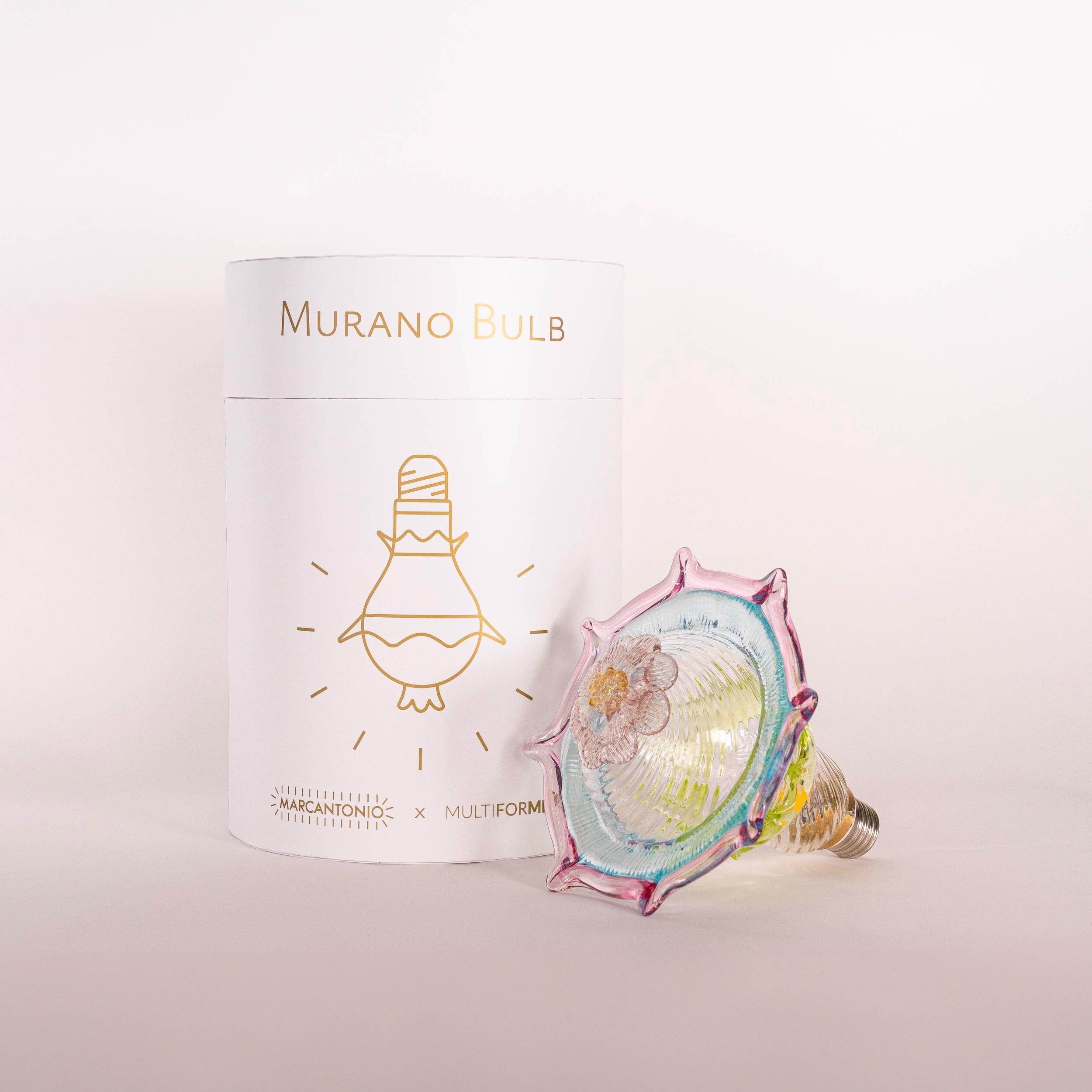 The art of Murano glass meets the iconicity of a bulb, together they give rise to a brilliant piece of furniture: a lightbulb, a chandelier or whatever your imagination suggests.

Murano Bulb, your lightbulb moment.

The Murano Bulb project designed