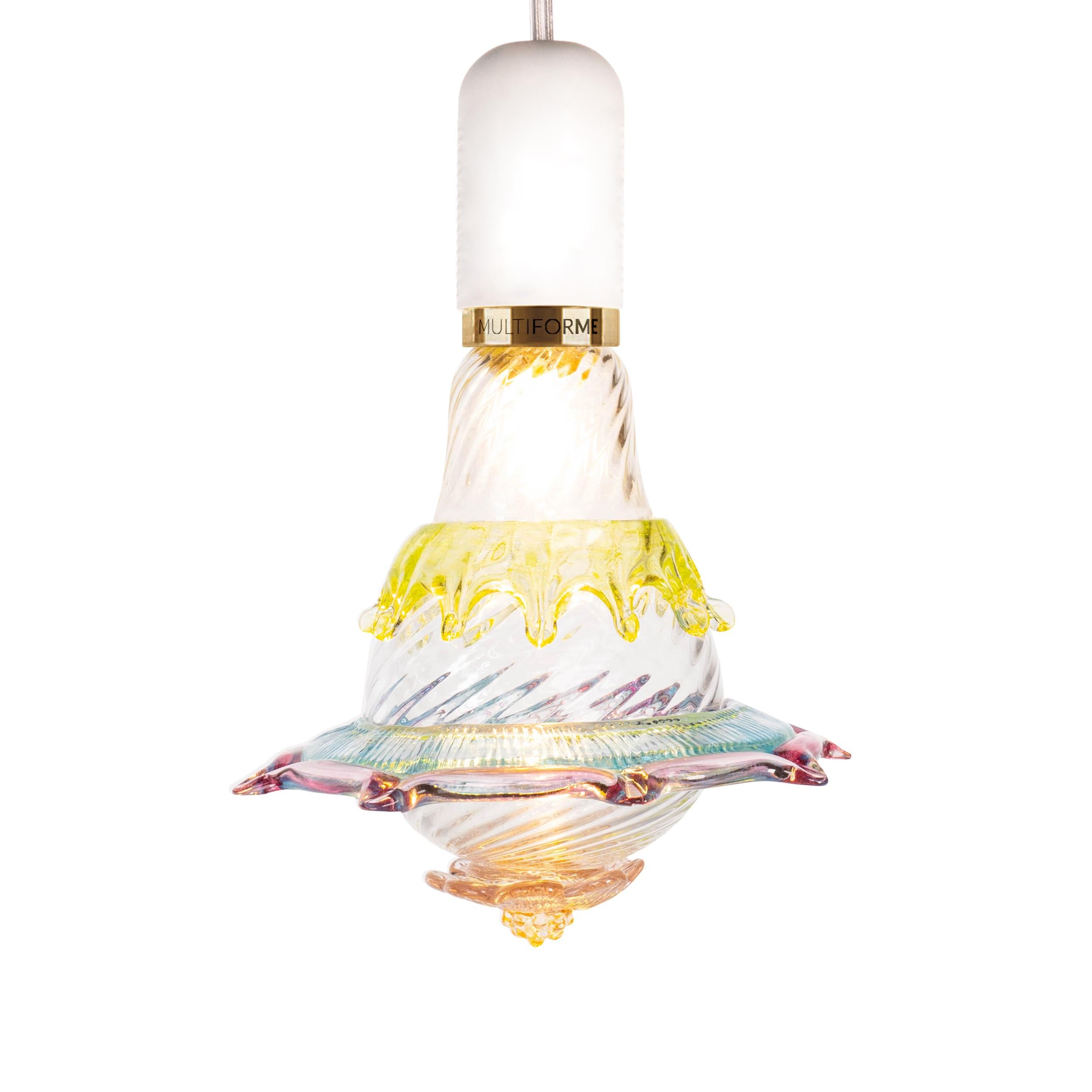 Artistic glass lightbulb chandelier Murano Bulb Marcantonio X Multiforme #05 In New Condition For Sale In Trebaseleghe, IT