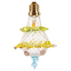 Künstlerischer Kerzenleuchter aus Glas, Muranoglas, Murano-Glühbirne, Marcantonio X Multiforme #06