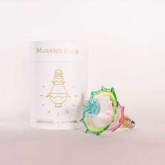 Lustre en verre artistique Murano Ampoule Marcantonio X Multiforme n°07