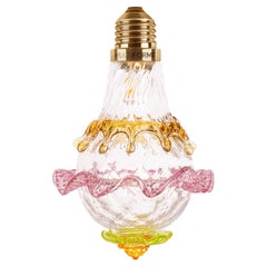 Artistic glass lightbulb chandelier Murano Bulb Marcantonio X Multiforme #08