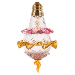 Artistic glass lightbulb chandelier Murano Bulb Marcantonio X Multiforme #09