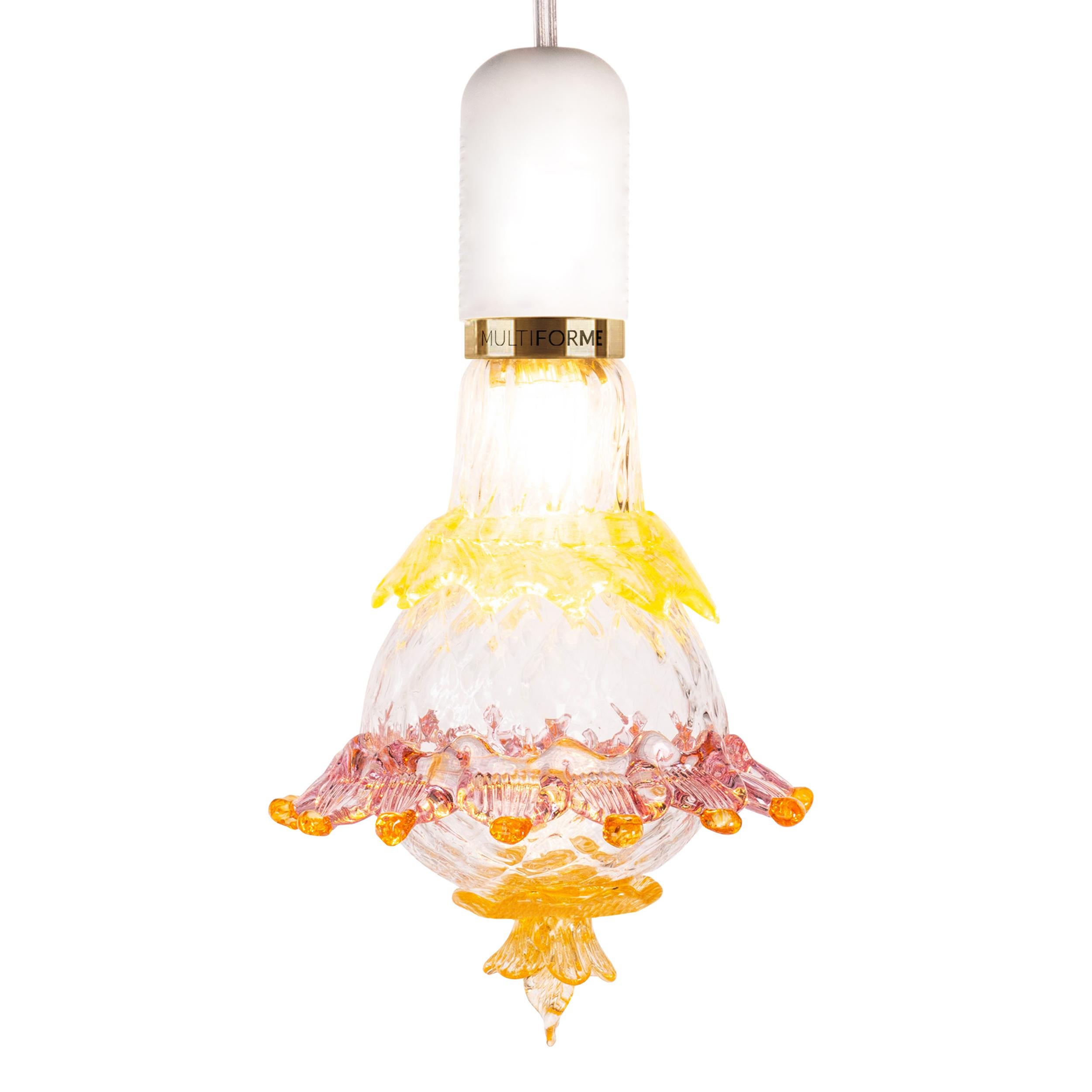 Artistic glass lightbulb chandelier Murano Bulb Marcantonio X Multiforme #10 In New Condition For Sale In Trebaseleghe, IT