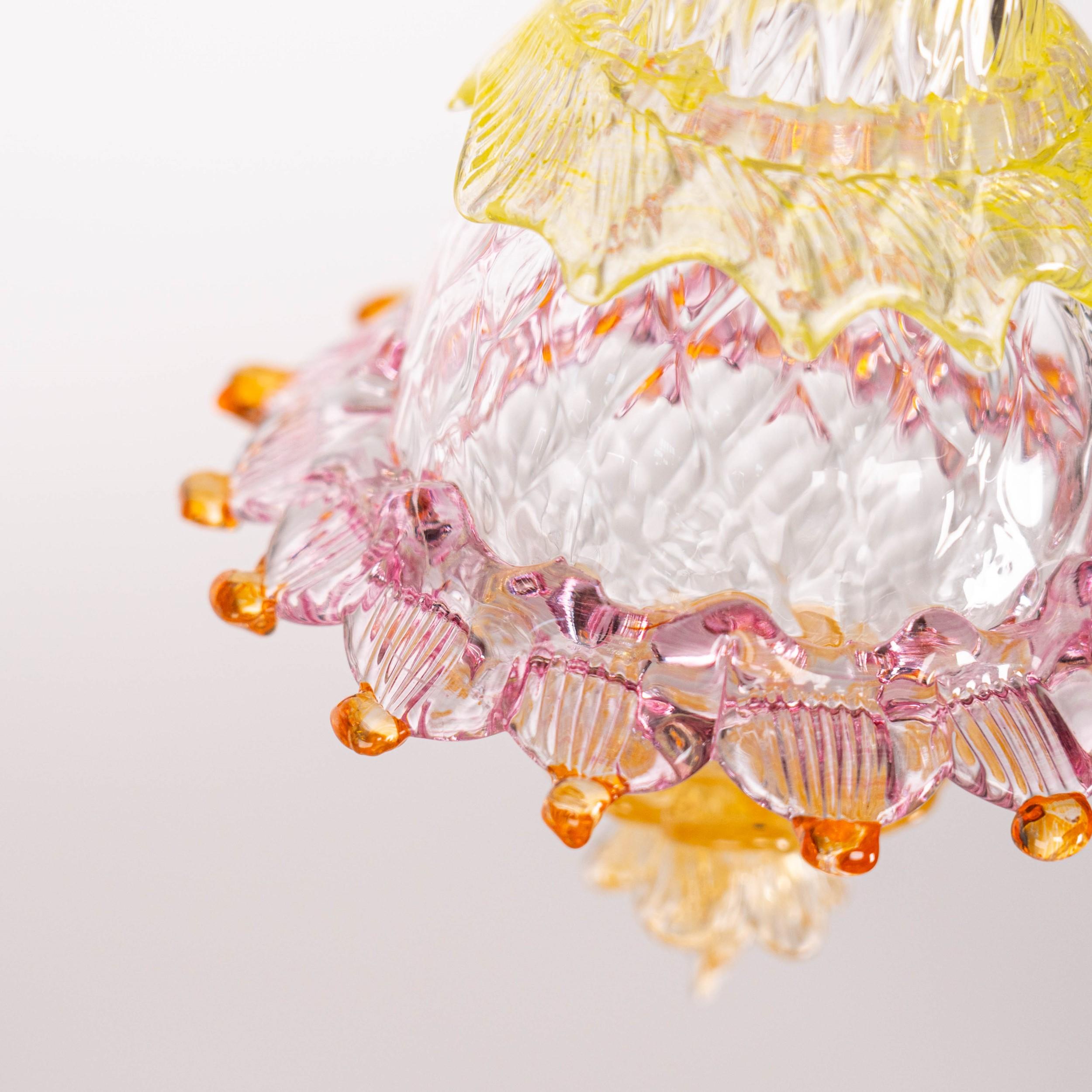 Artistic glass lightbulb chandelier Murano Bulb Marcantonio X Multiforme #10 For Sale 1