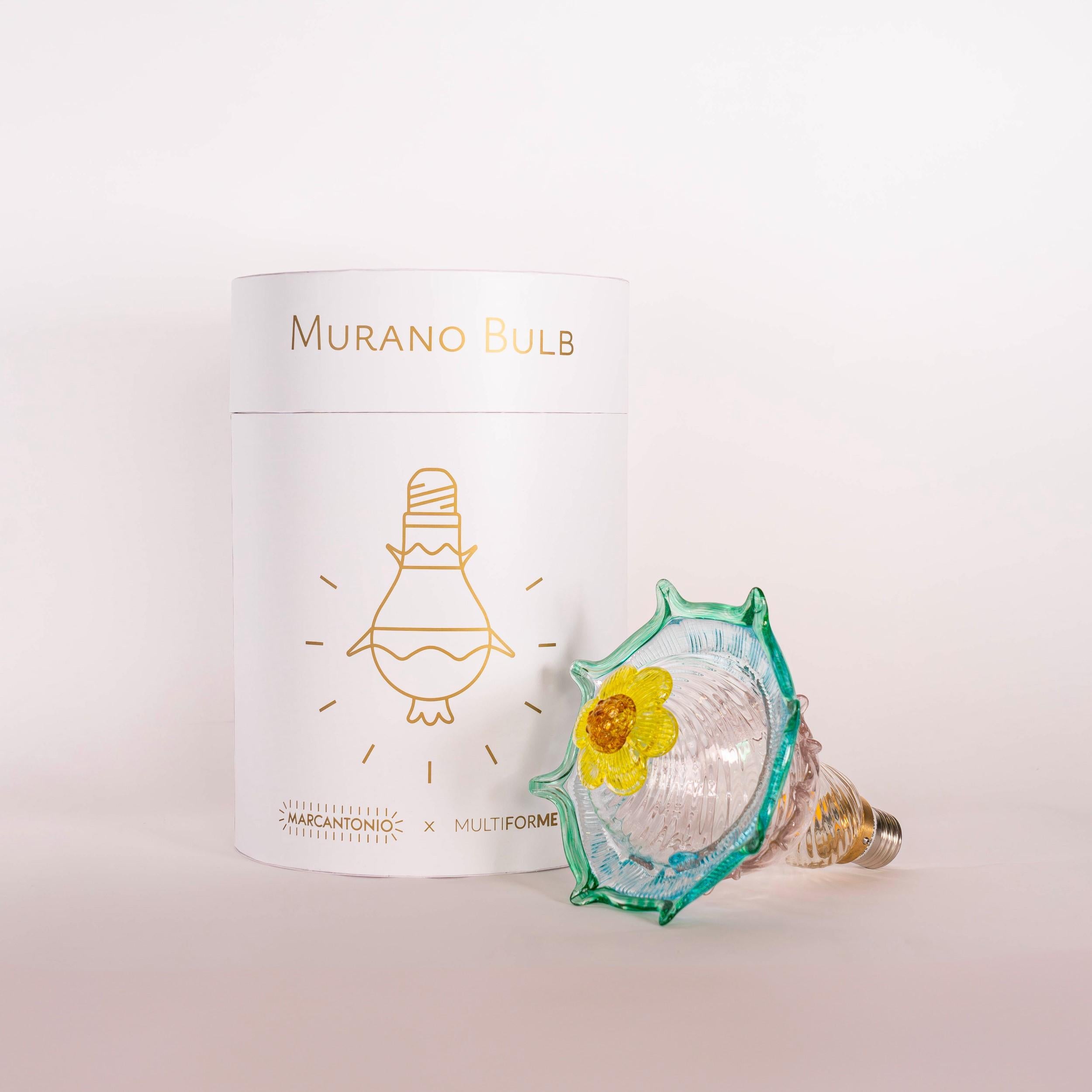 The art of Murano glass meets the iconicity of a bulb, together they give rise to a brilliant piece of furniture: a lightbulb, a chandelier or whatever your imagination suggests.

Murano Bulb, your lightbulb moment.

The Murano Bulb project designed