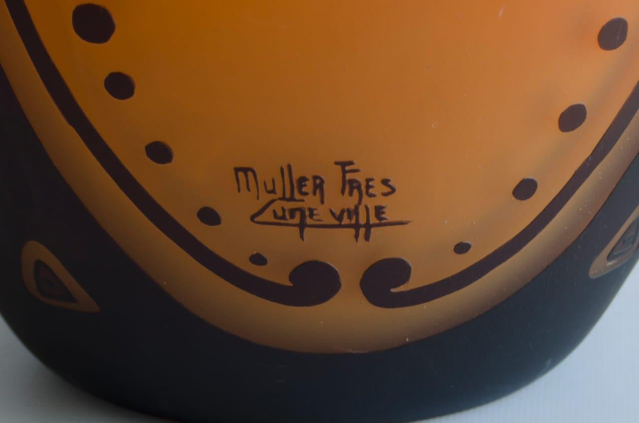 Vidrio artístico Muller Frers Francés en venta