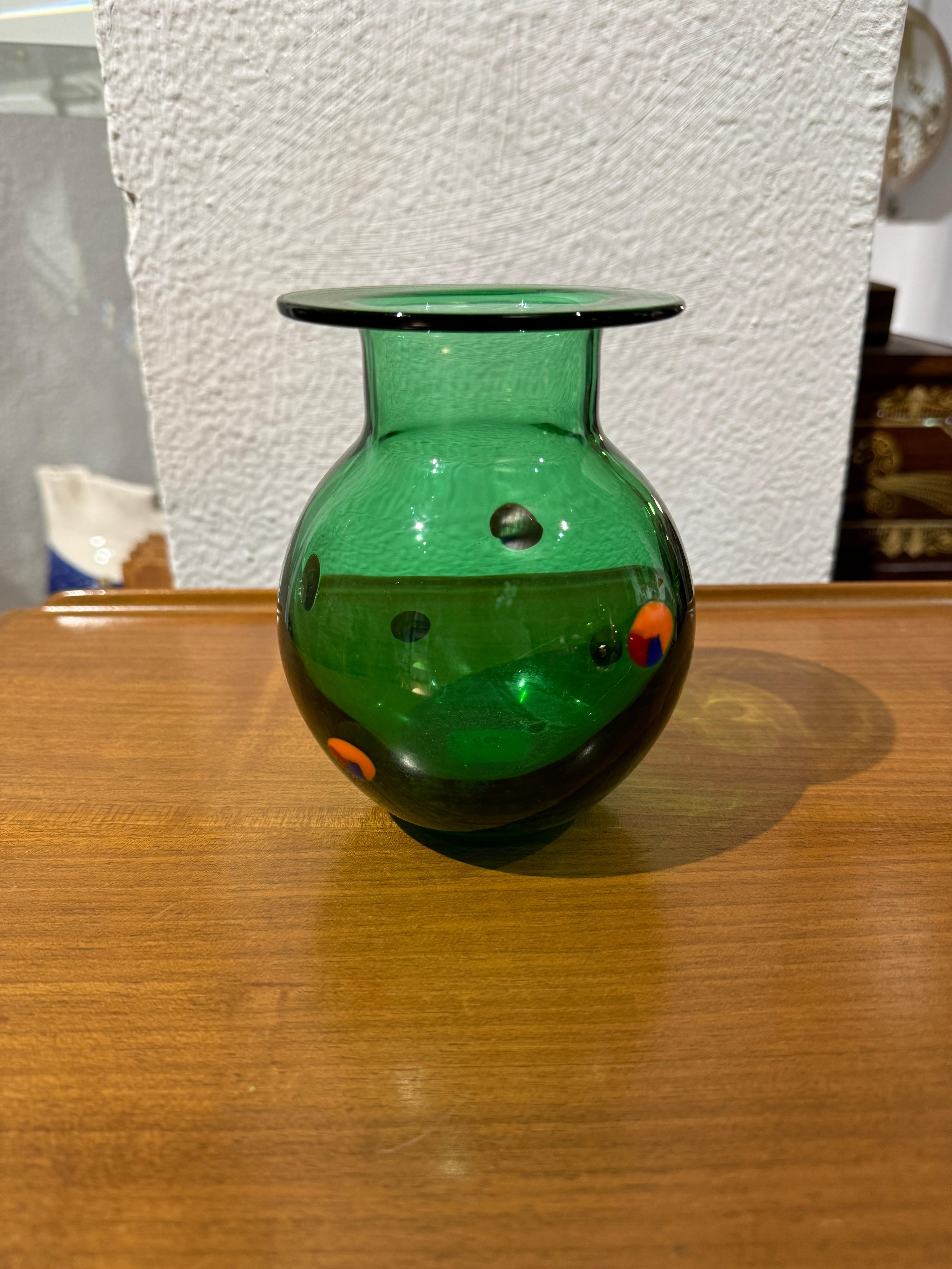 Vetro artistico Vaso in vetro Artistics di Orrefors Sweden in vendita