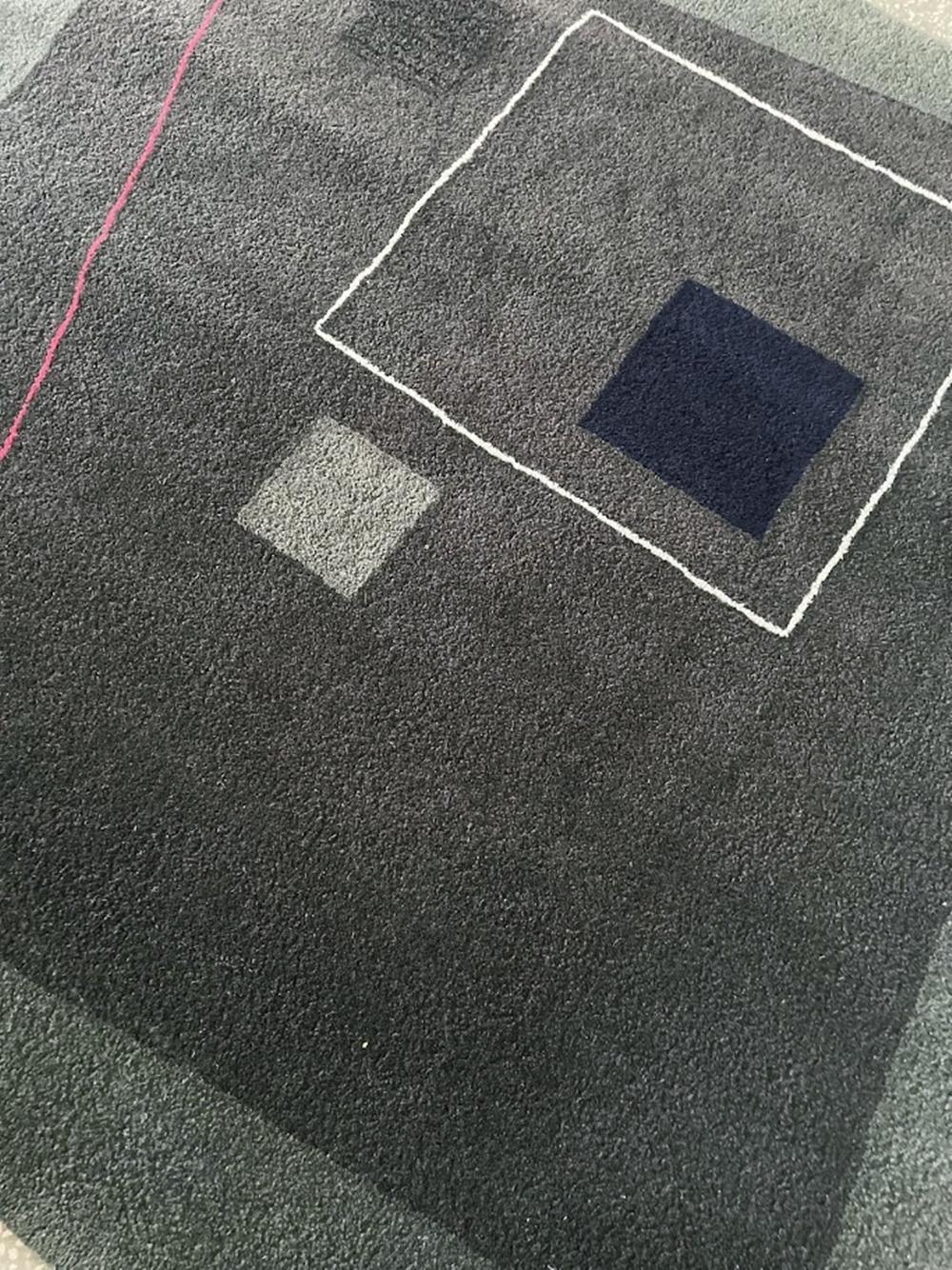 Modern Artistic Hand Tufted Rug by Tisca France 1990s For Sale