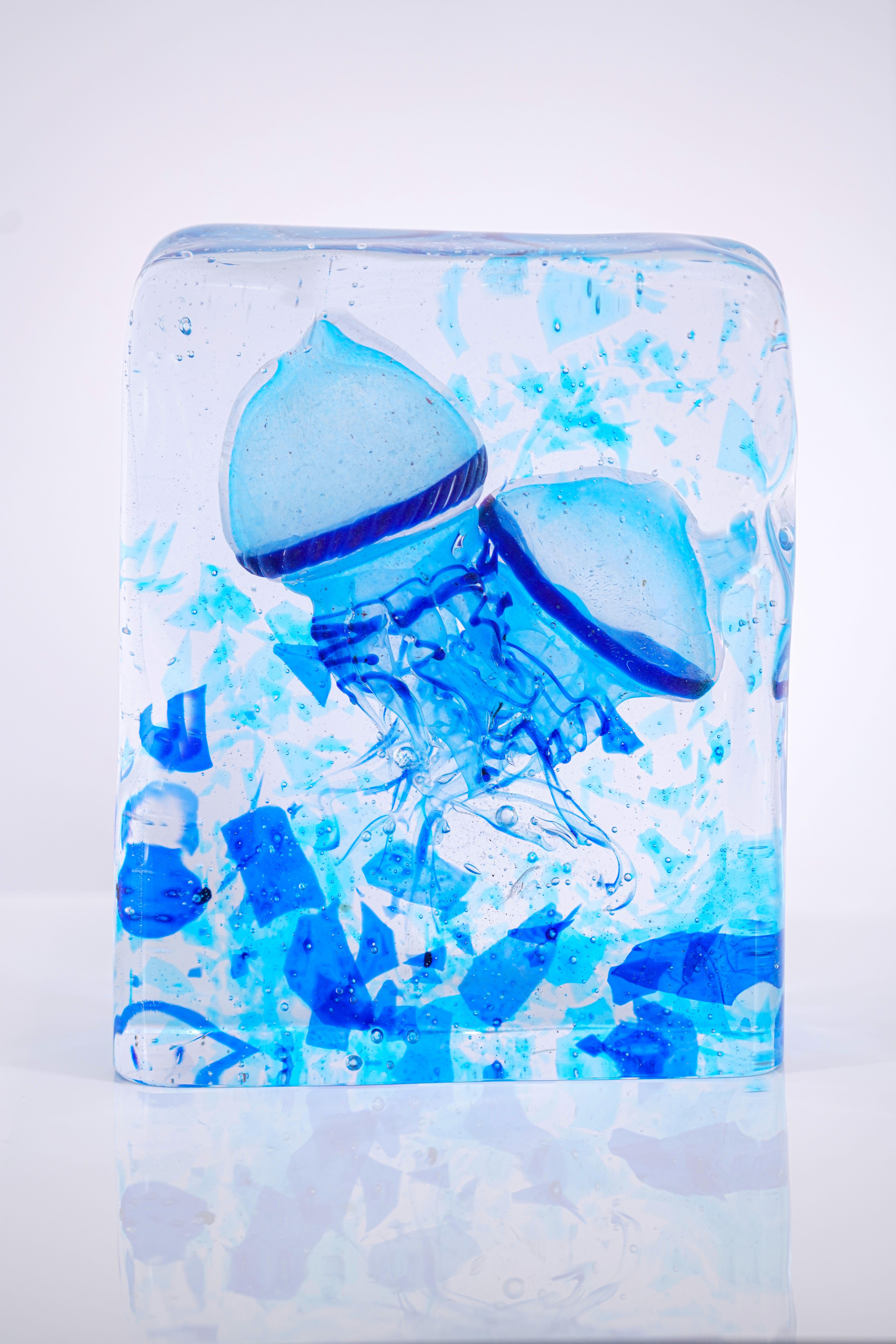 Artistic Handmade Aquarium Murano Glas von Roberto Beltrami (Handgefertigt) im Angebot