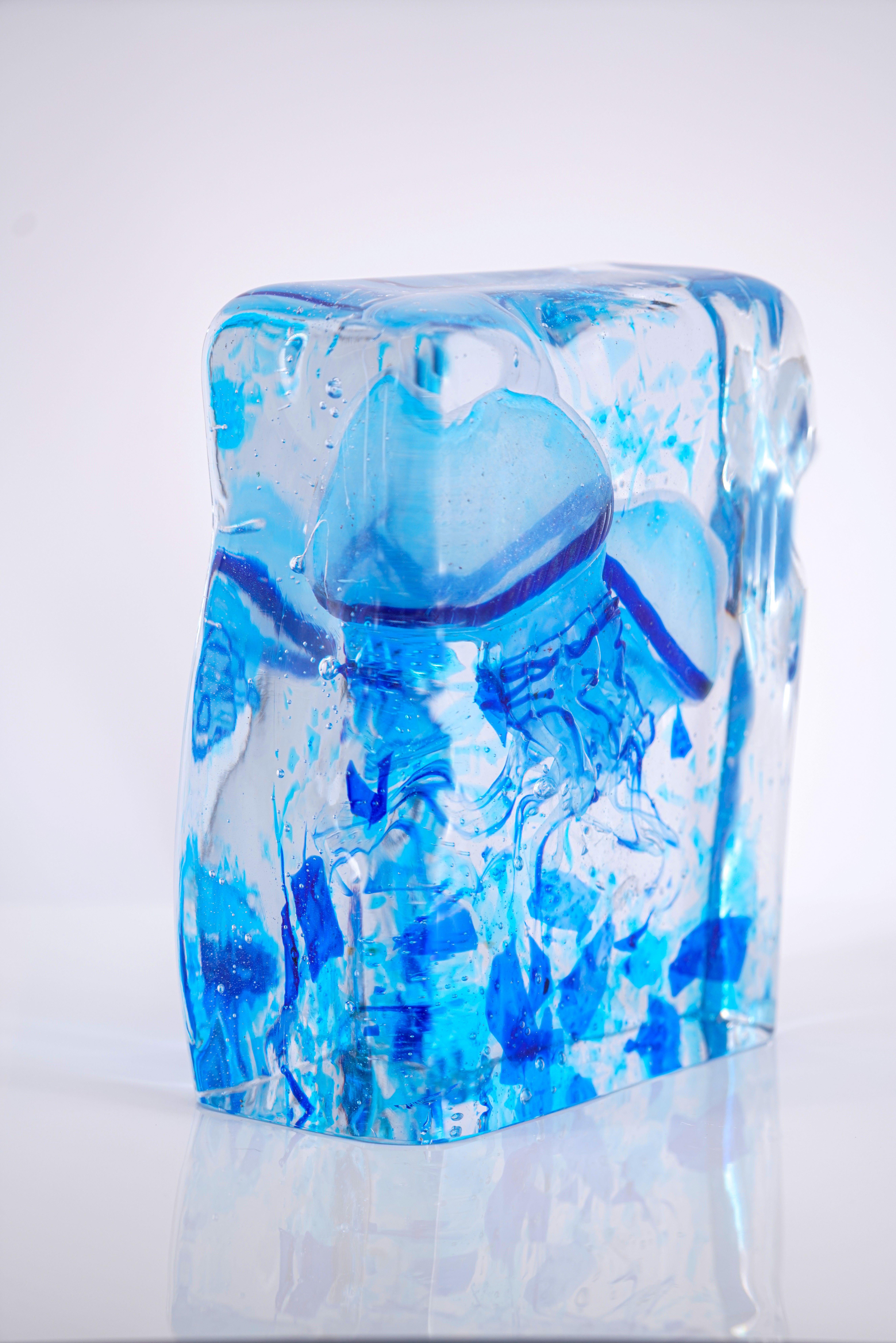 Artistic Handmade Aquarium Murano Glas von Roberto Beltrami (21. Jahrhundert und zeitgenössisch) im Angebot