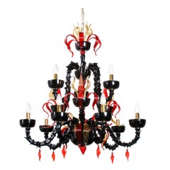 Artistic Handmade Ca' Rezzonico Murano Glass Chandelier