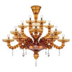 Lustre artistique fait main Ca' D'oro de Murano par La Murrina