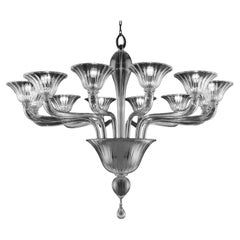 Lampadario artistico in vetro di Murano fatto a mano Ouverture di La Murrina