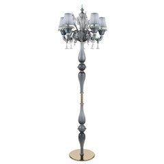 Artistic Handmade Murano Glass Floor Lamp Veneziano by La Murrina