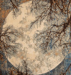Artistic Indo-Tibetan Contemporary Rug